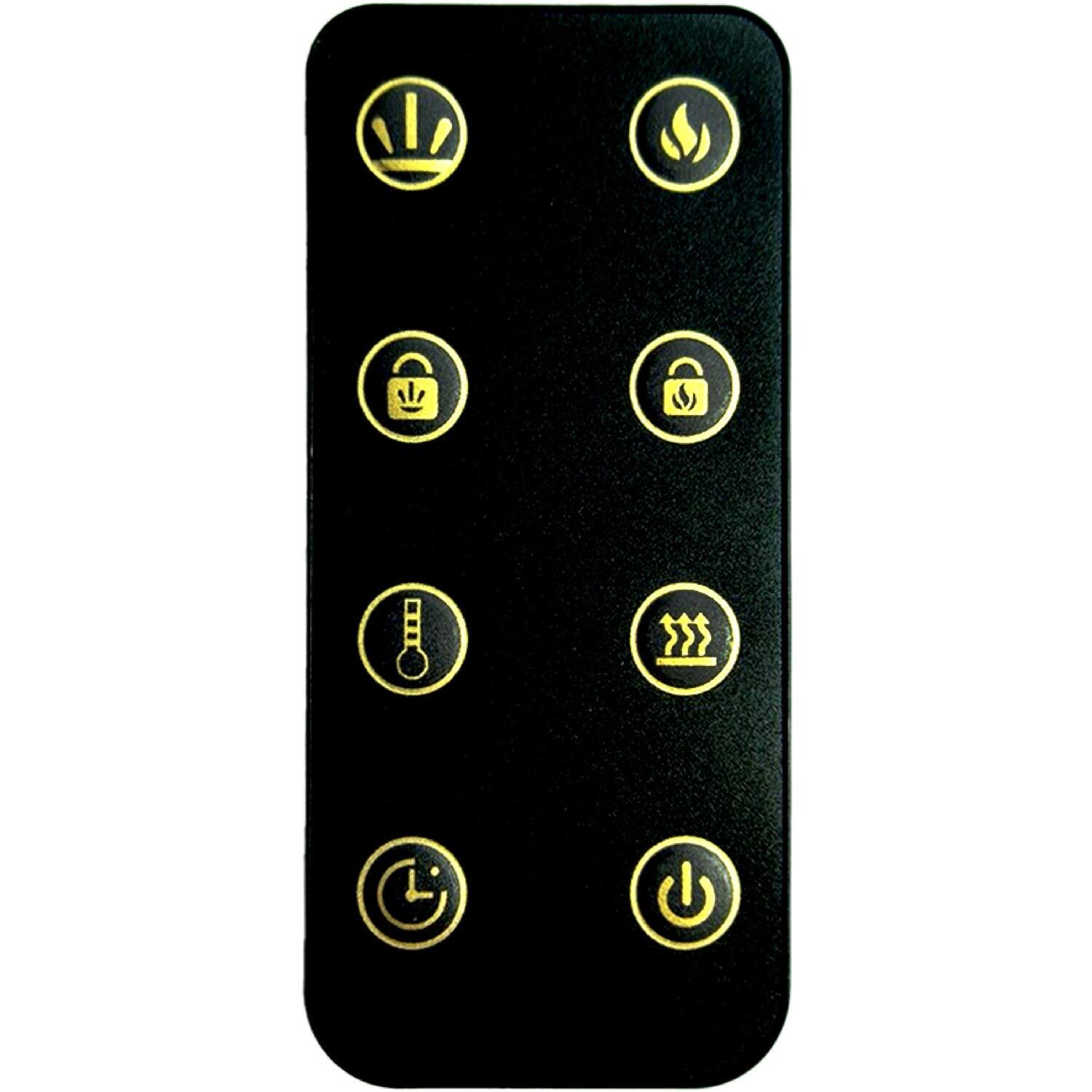 Cambridge Cambridge Wall Mount Electric Fireplace Heater with Remote Control for Indoor Use in Living Room, Bedroom, Home Office