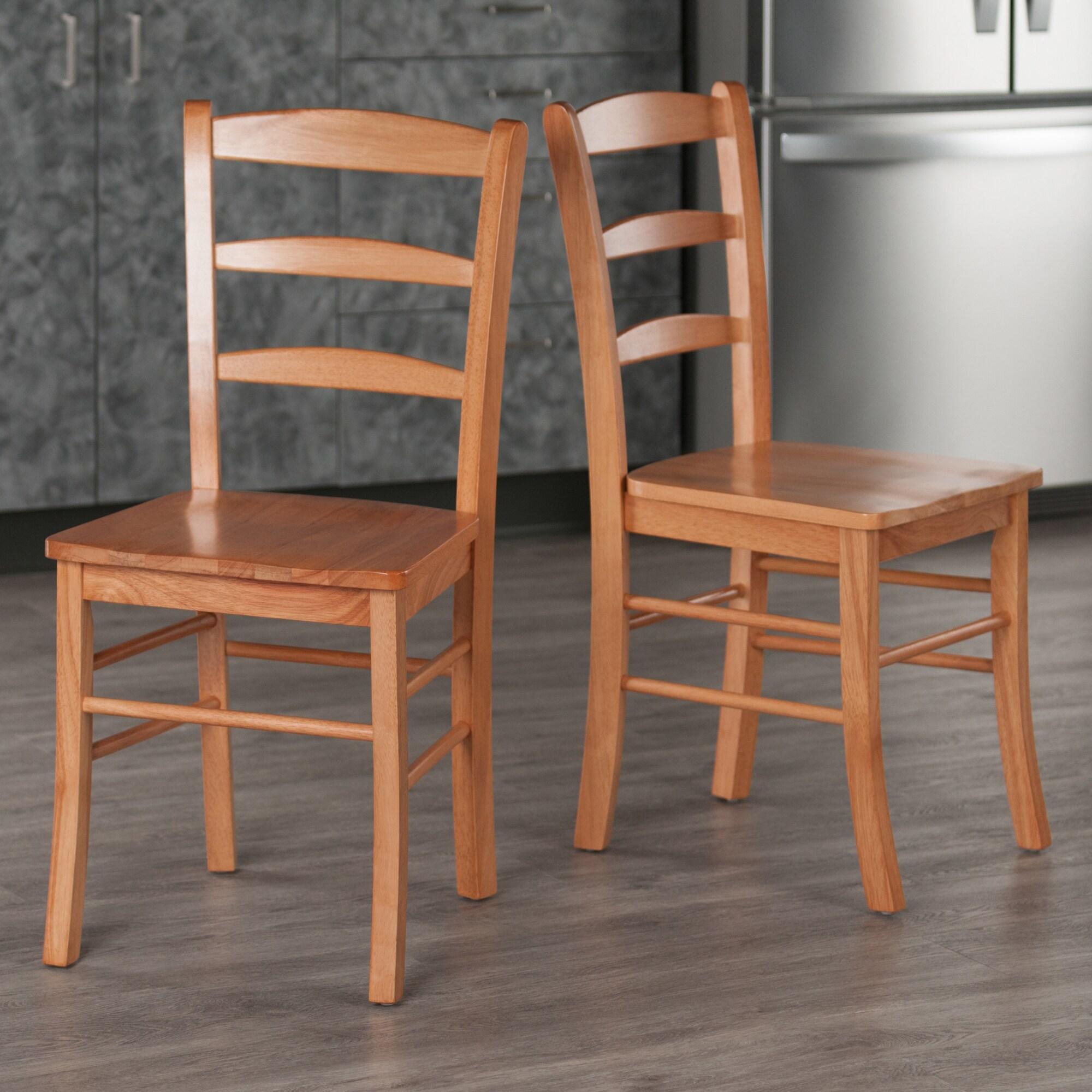 Hannah Dining Chair Wood/Light Oak - Winsome