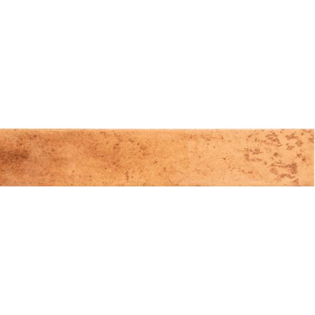 The Tile Life Ibiza 2x10 Terracotta Glossy Ceramic Subway Wall Tile - 2x10 Sample