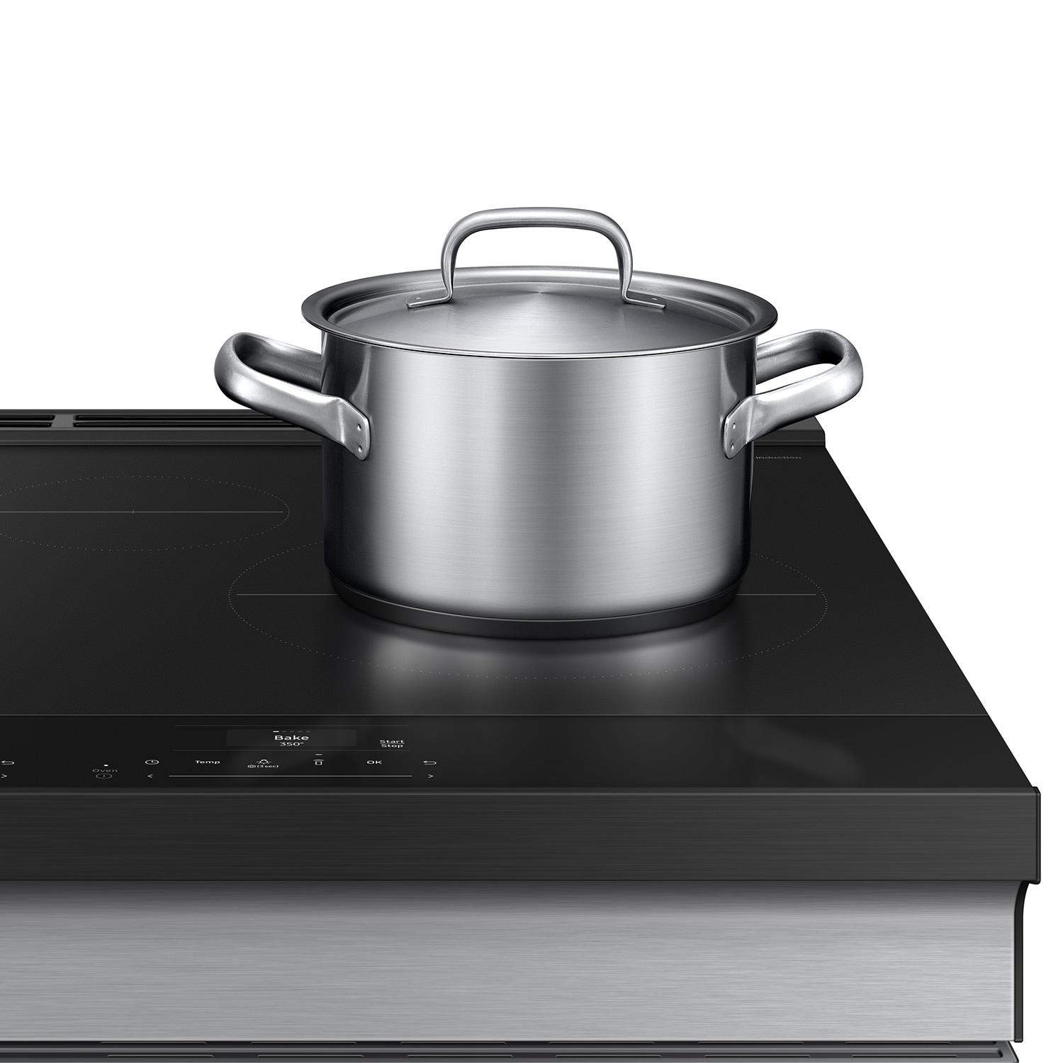 Samsung Bespoke Smart Slide-In Induction Range 6.3 cu. ft. with Ambient Edge Lighting