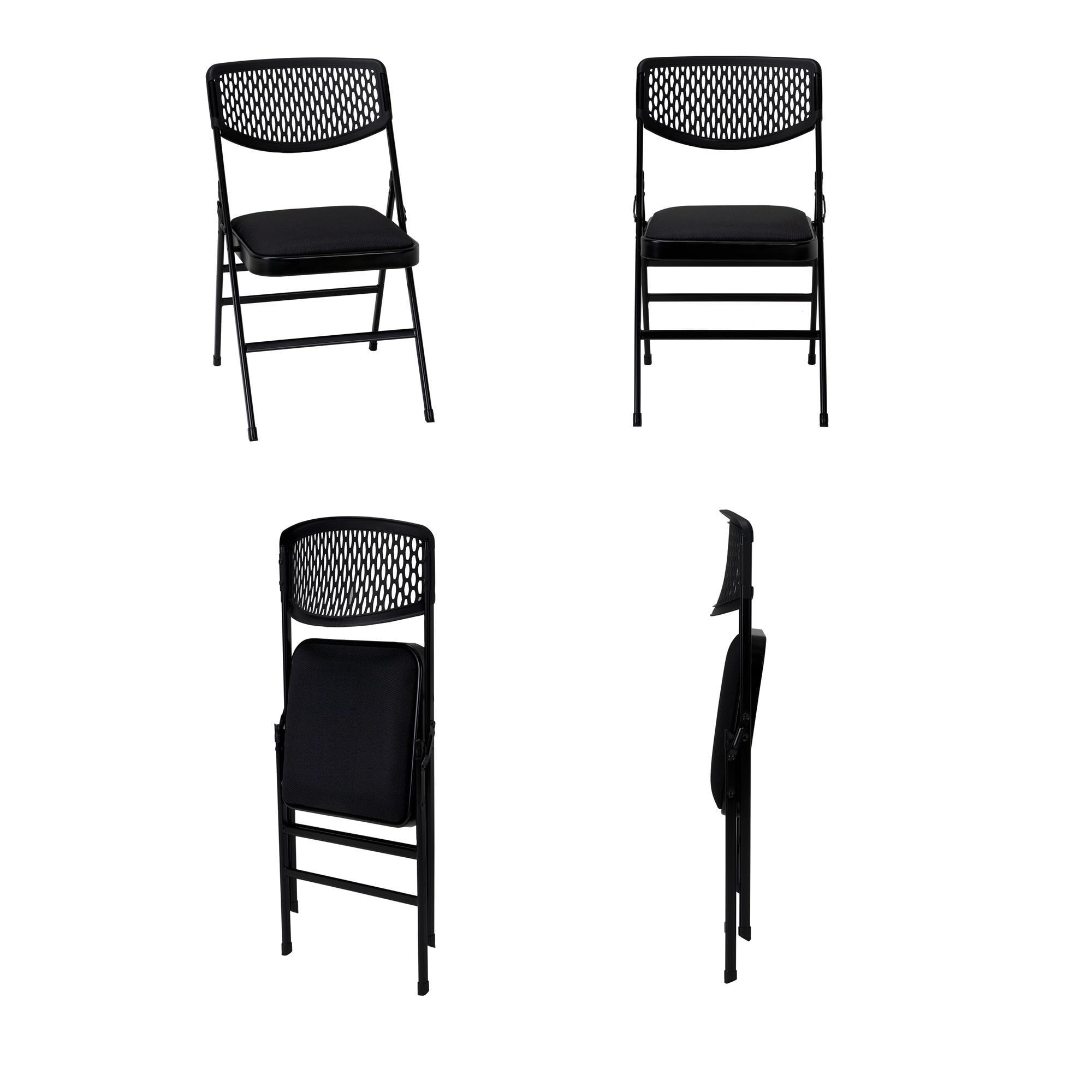 COSCO Ultra Comfort Commercial XL Premium Fabric Padded Folding Chair