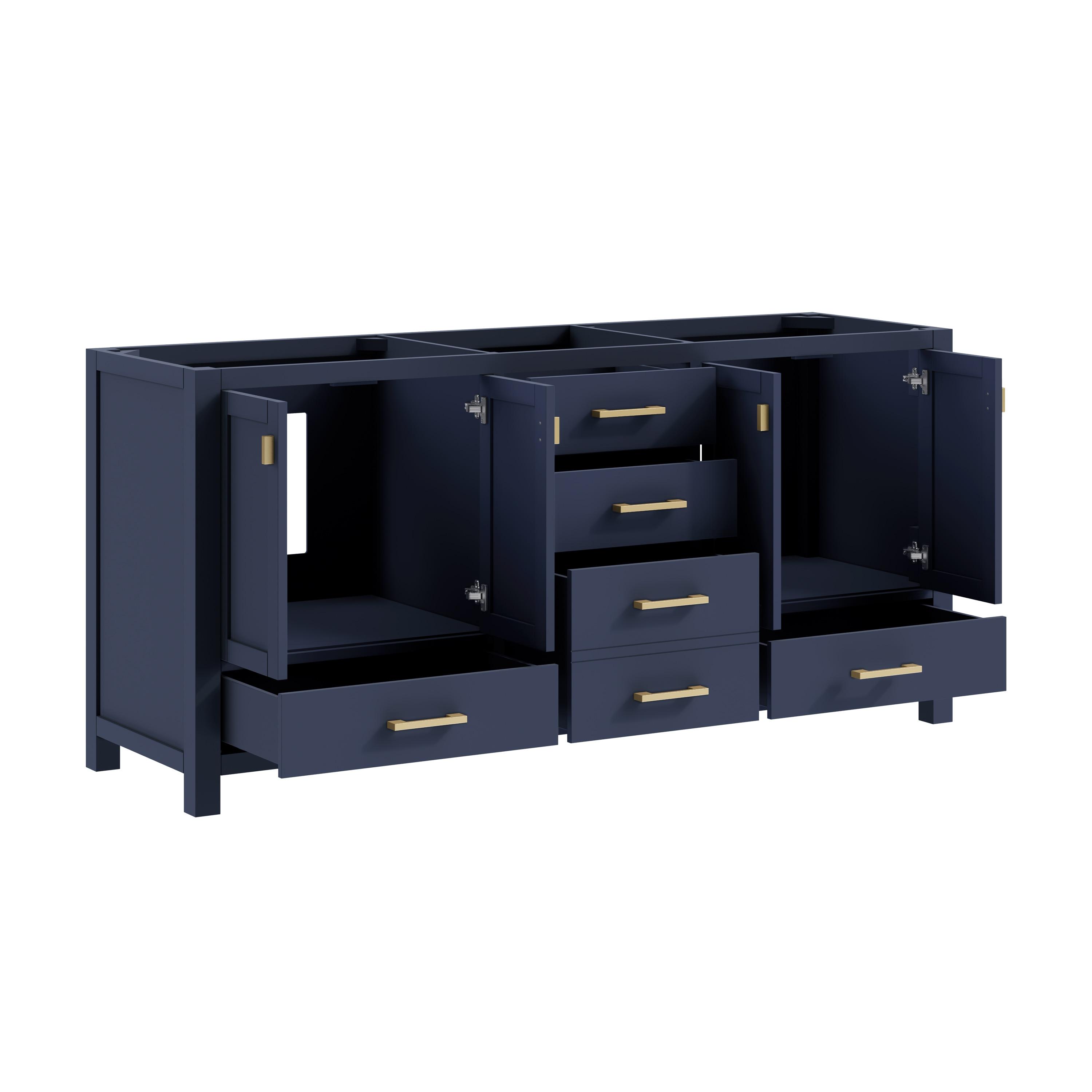Avanity Modero-Vs72-C Modero 73" Free Standing Double Basin Vanity Set - Blue