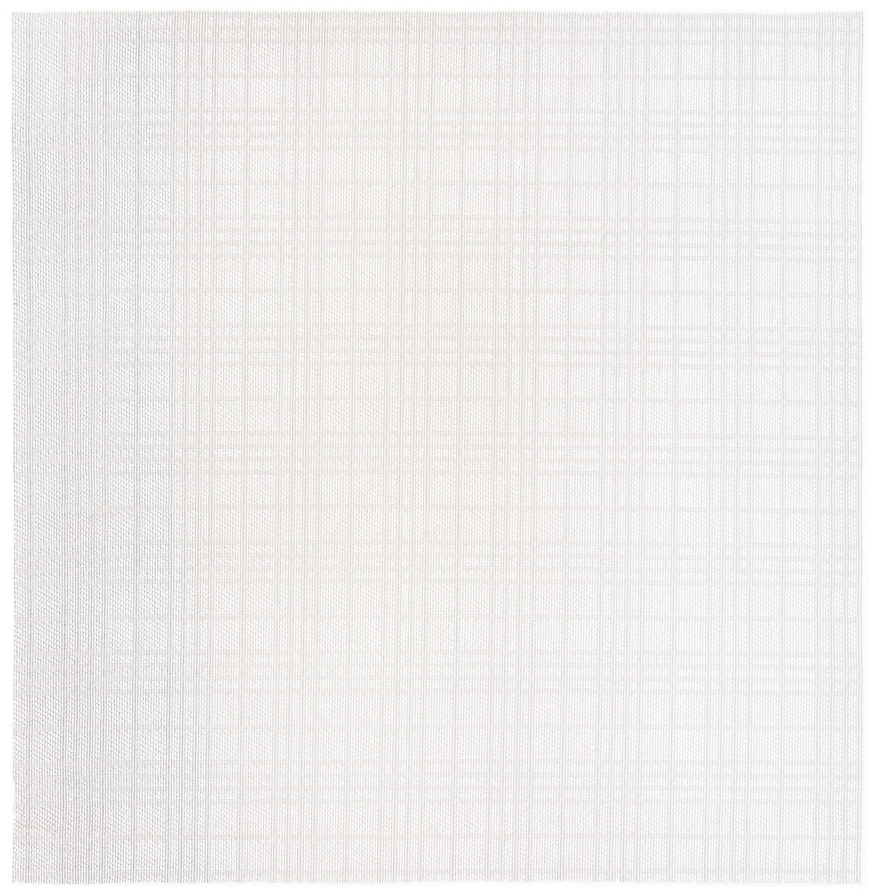 Bermuda BMU802 Power Loomed Indoor/Outdoor Machine Washable Area Rug - Ivory/Light Grey - 5'3"x5'3" - Safavieh