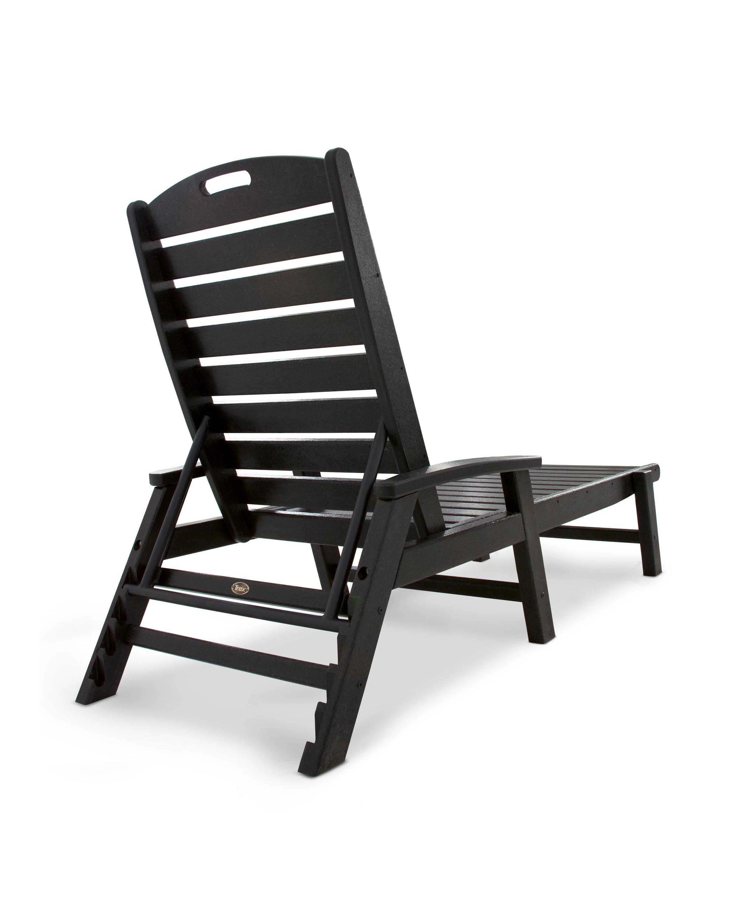Yacht Club Chaise with Arms - Stackable