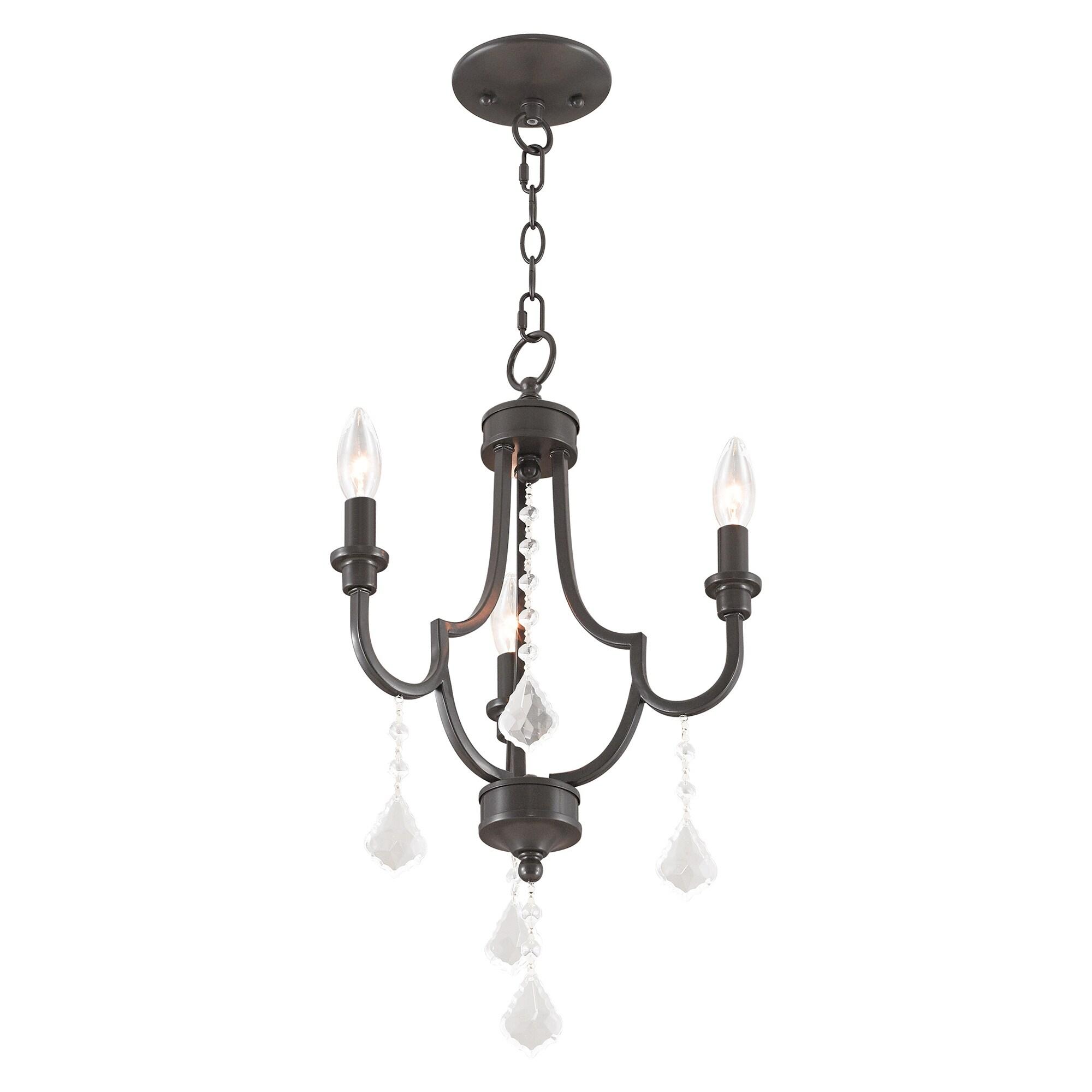 Livex Lighting Glendale 3 - Light Chandelier in  English Bronze