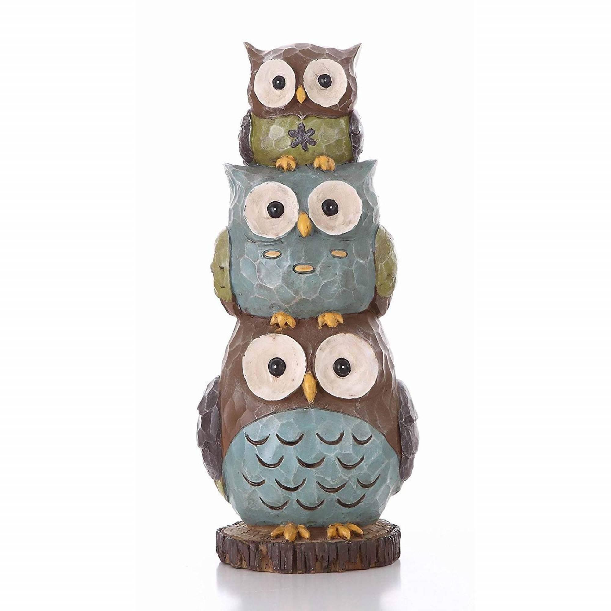 Stacking Owls Statue