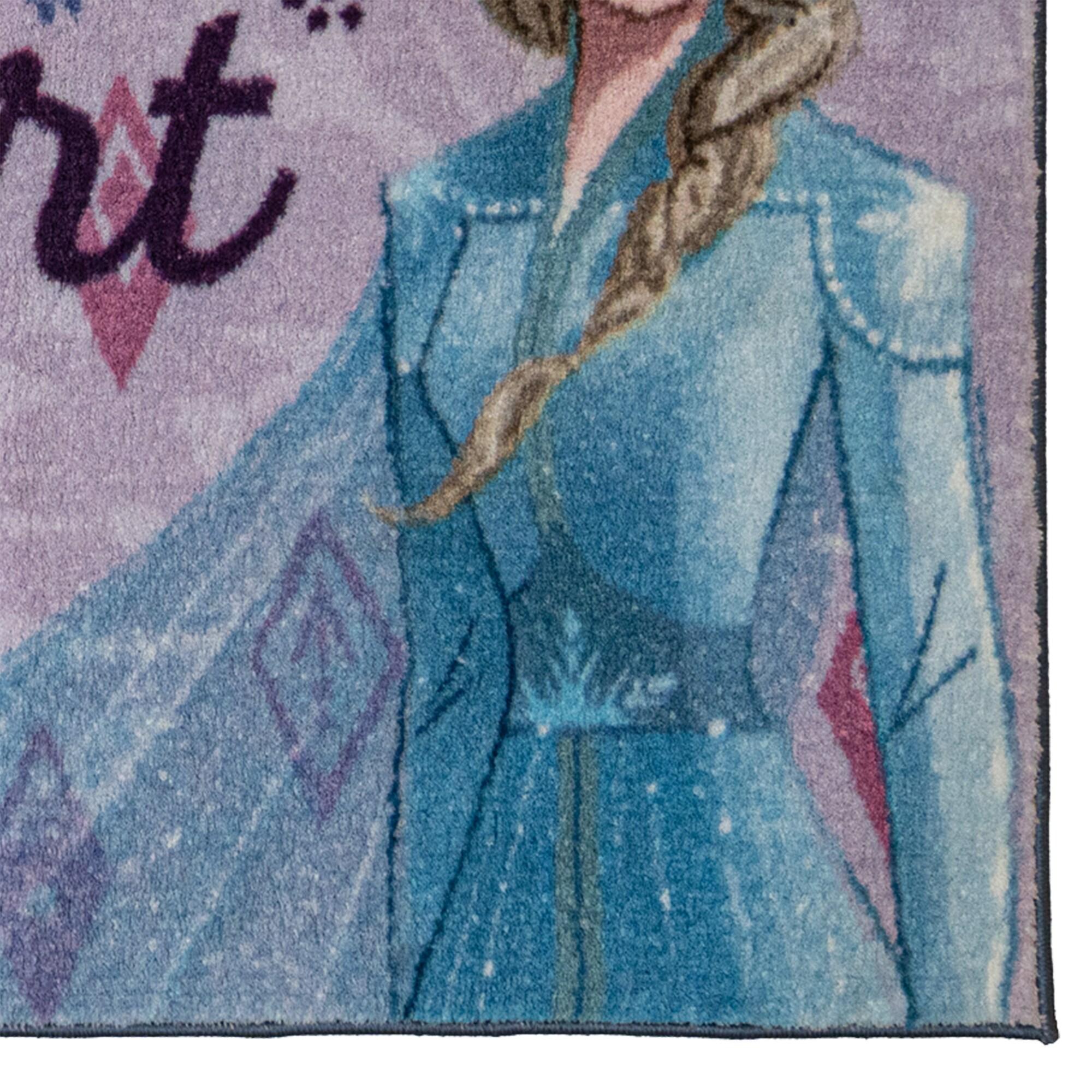 Kid's Company Licensed Disney Frozen Elsa 'Follow Your Heart' Plush Youth Area Rug