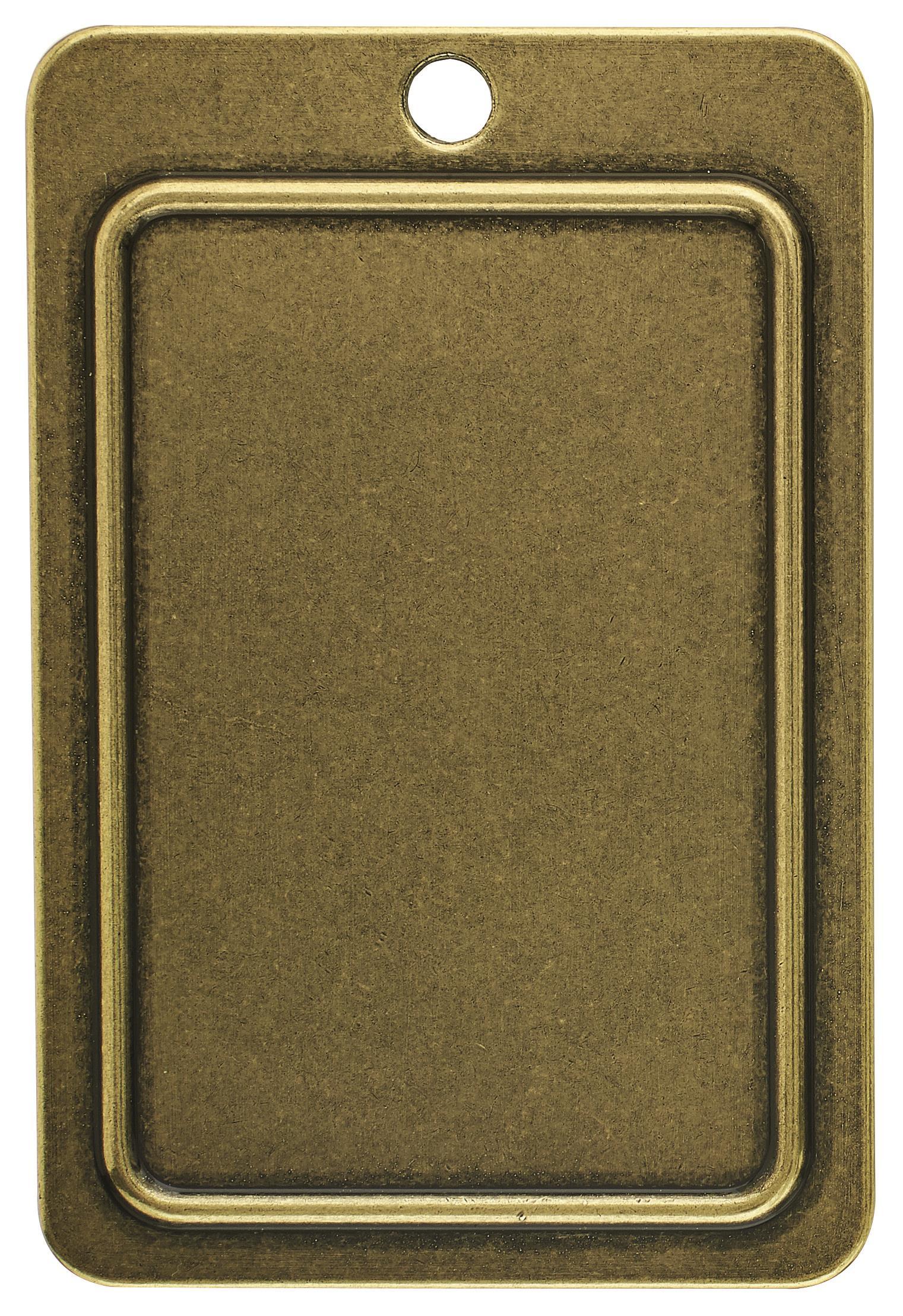 Antique Brass 3/8 Inch Self-Closing Cabinet Hinges, 2 Pack