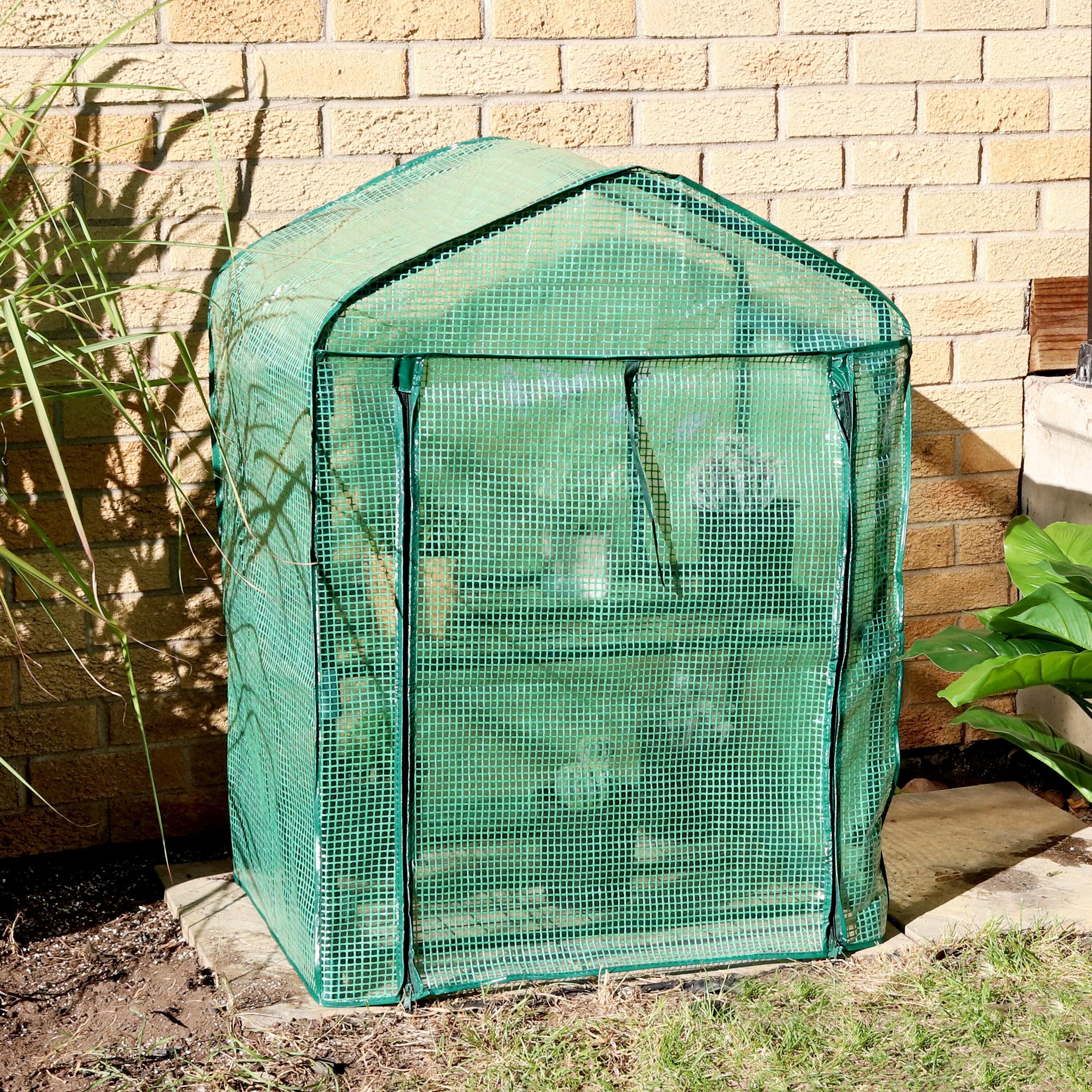 26.5" W x 19" D Growing Rack Greenhouse