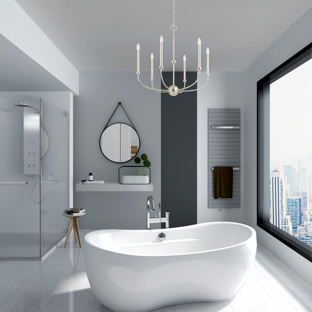 6 - Light Dimmable Chandelier