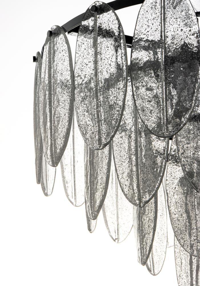 Glacier Elegance Chrome and Crystal 9-Light Chandelier