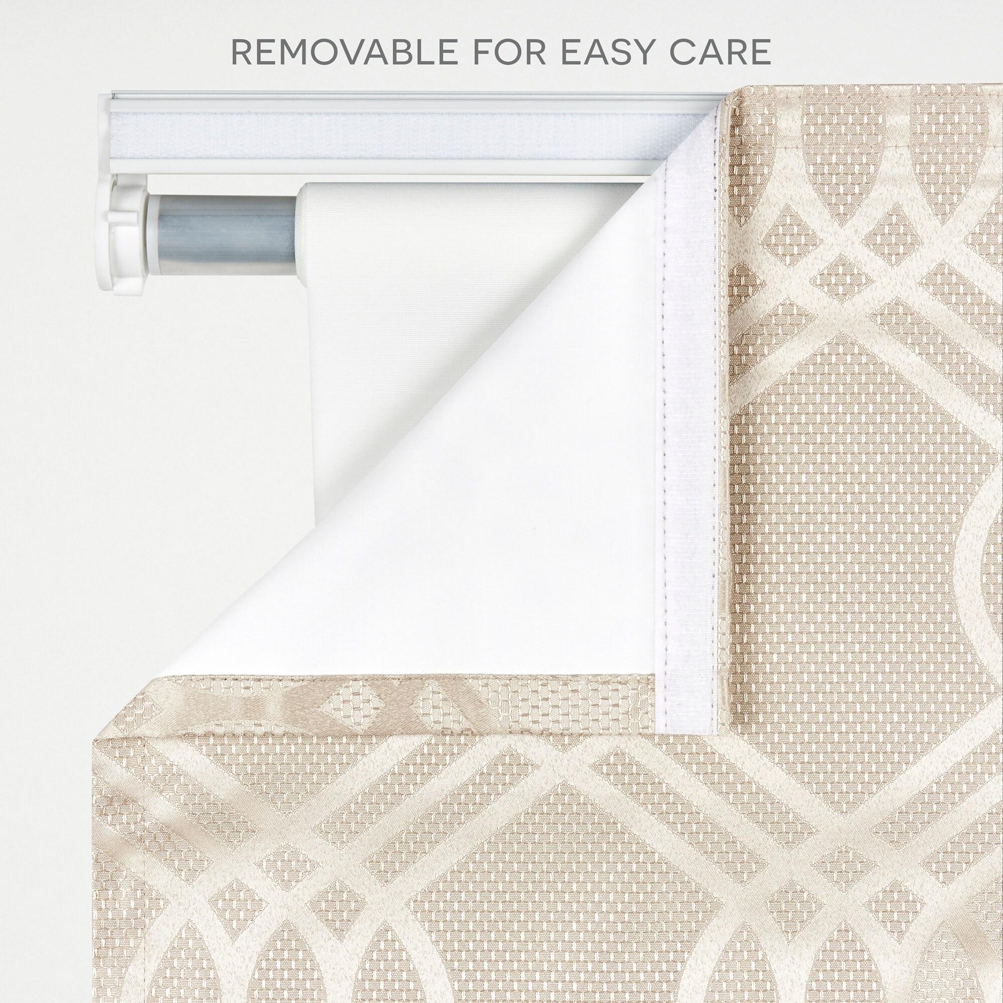 Amalgamated Textiles Exclusive Home Prague Trellis 100% Blackout Roman Shade