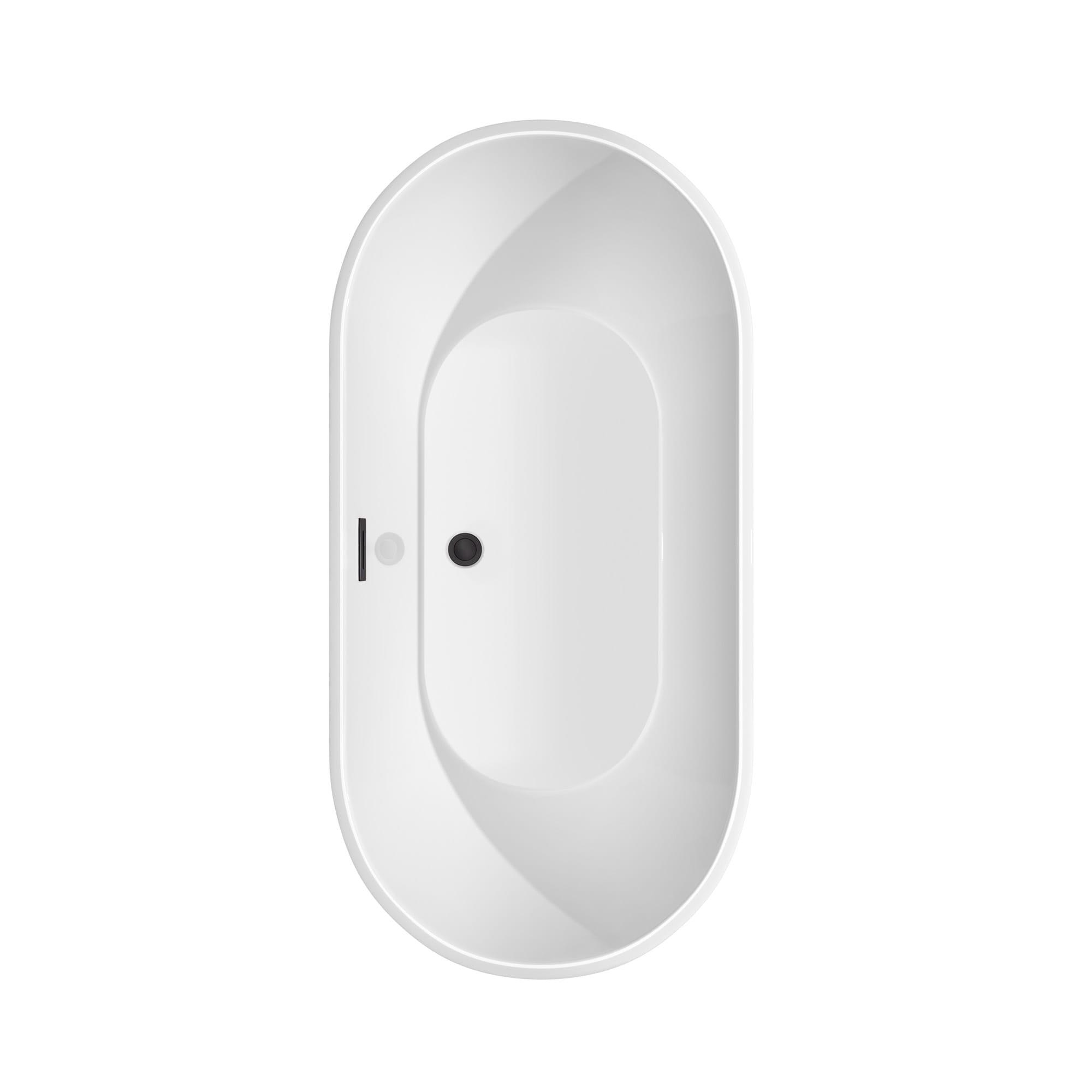 Brooklyn 60'' x 30'' Freestanding Soaking Acrylic Bathtub