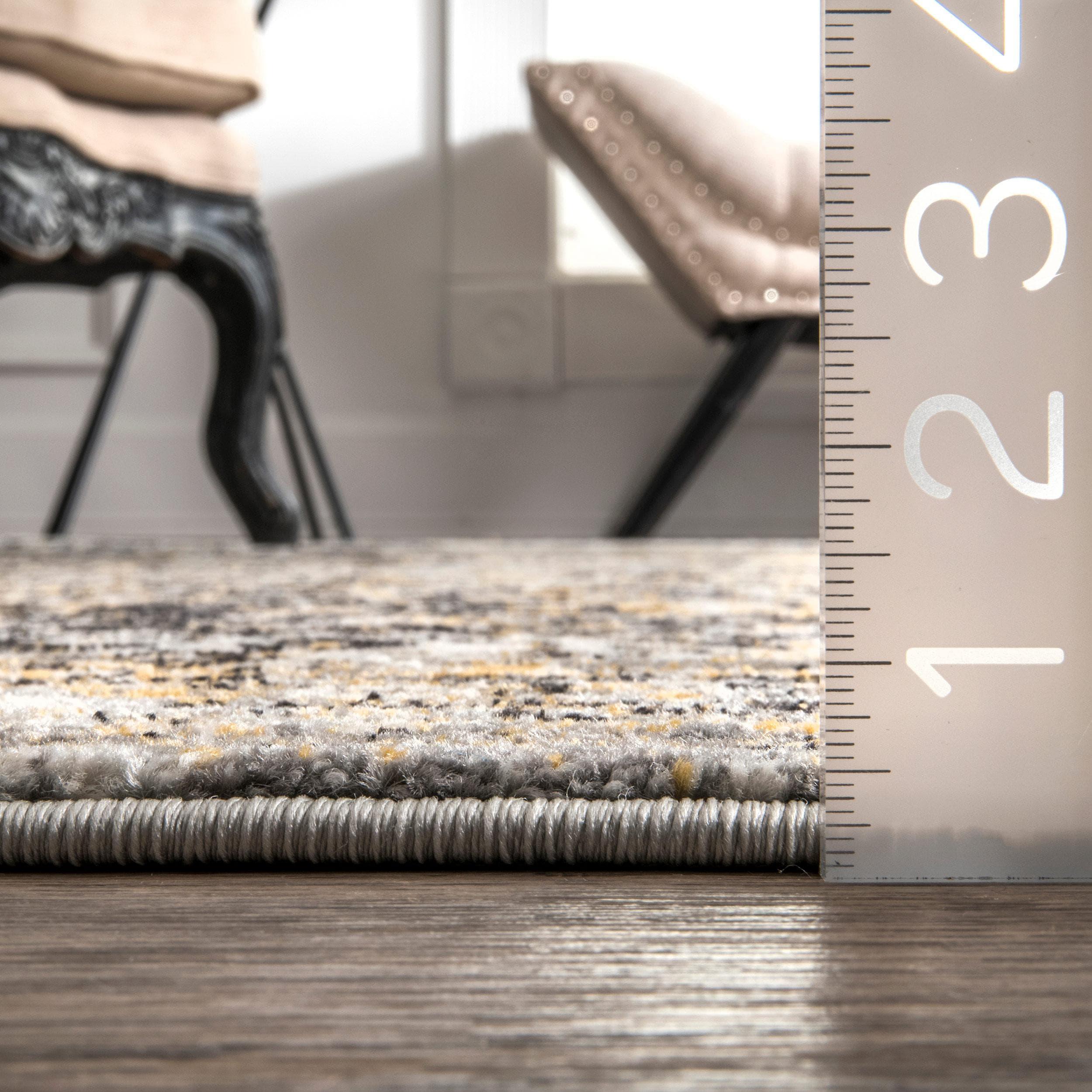 Nuloom Lilah Oriental/Persian 3x5 Accent Indoor Area Rug for Living Room Bedroom Dining Room Entryway Kitchen, Gold/Multicolor