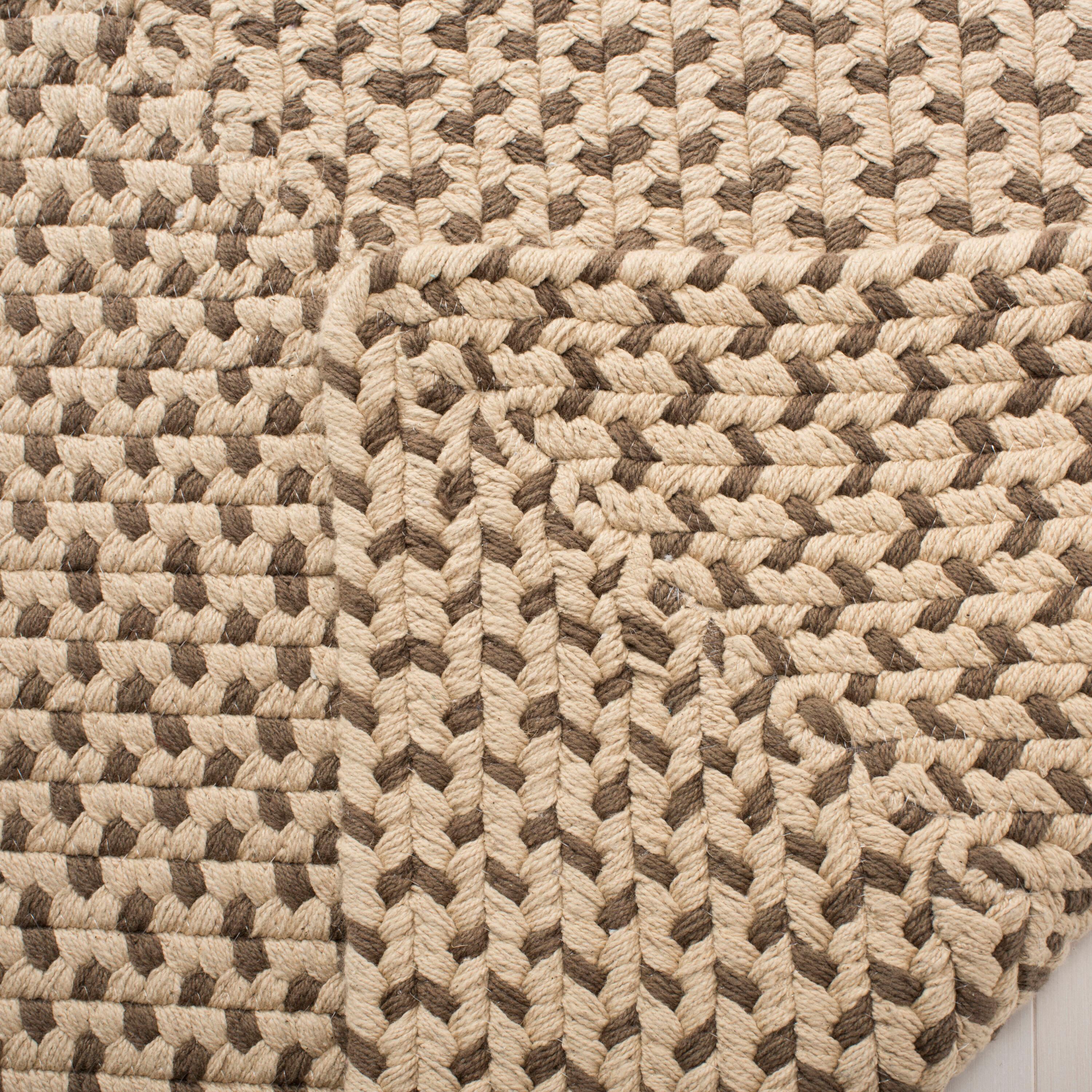 Braided BRD173 Hand Woven Runner Rug - Beige/Brown - 2'3"x14' - Safavieh.