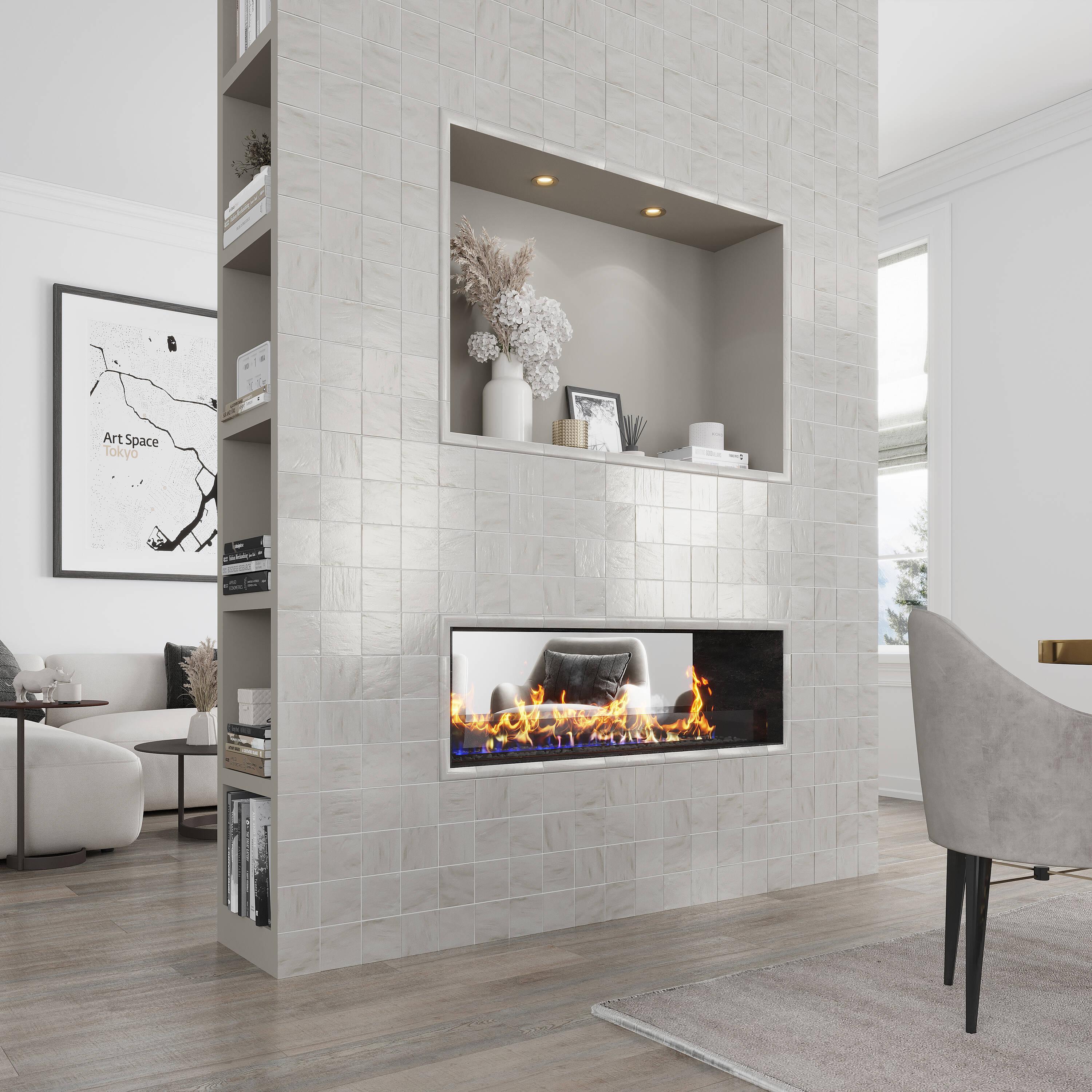 Apollo Tile 60 pack 4 in. x 4 in. Polished and Honed Ceramic Subway Wall Tile (6.48 sq. ft./Case)