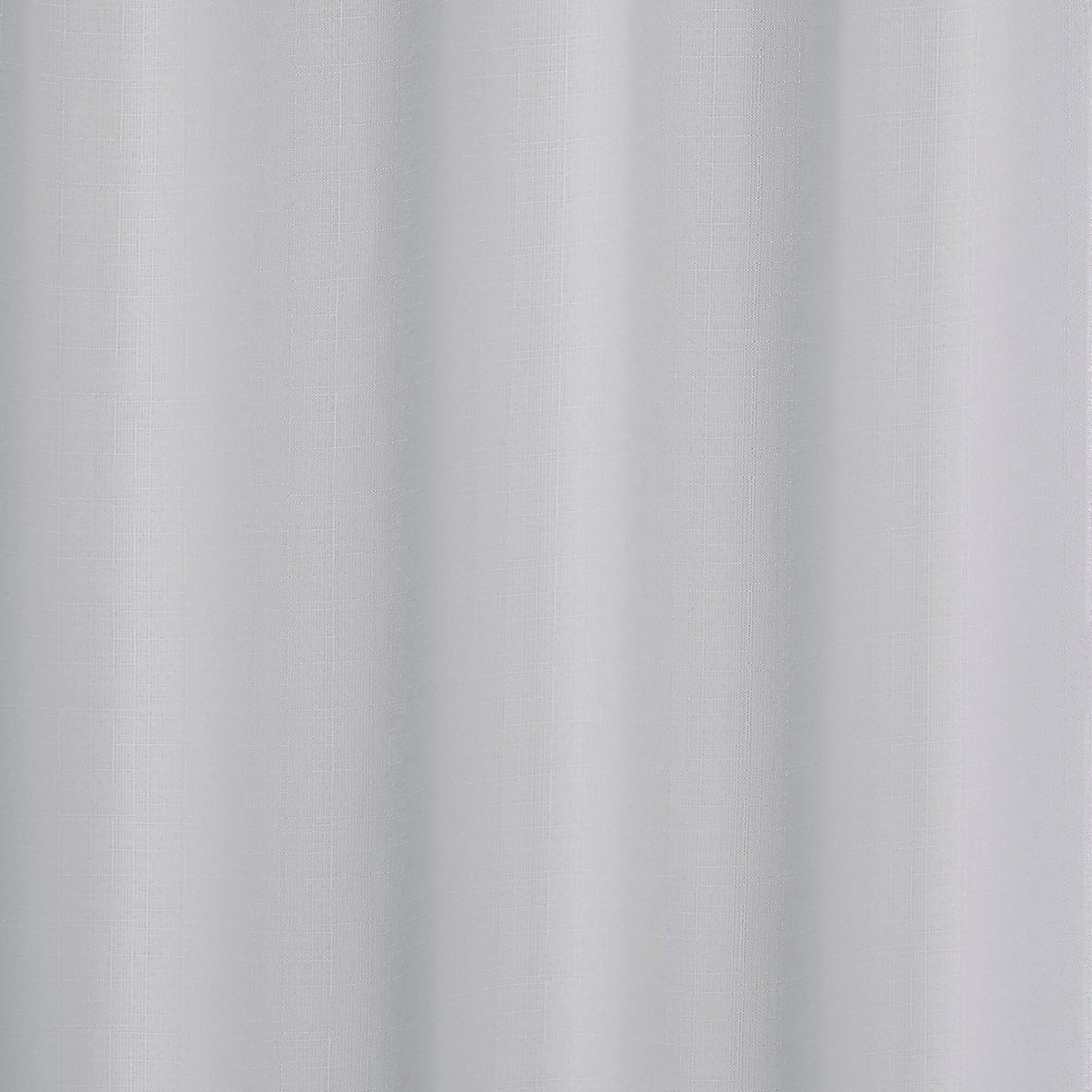 18"x54" Loha Light Filtering Window Valance Grommet White - Exclusive Home: Solid Polyester, Machine Washable