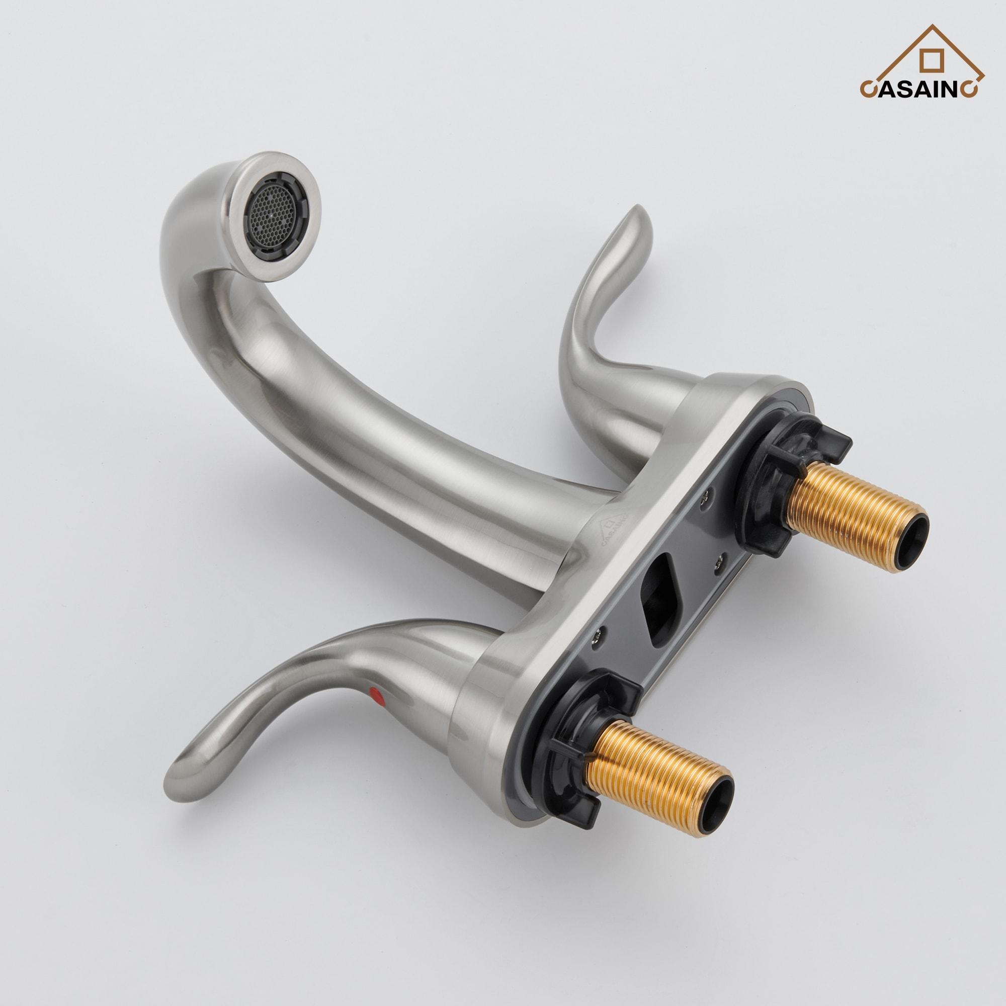 1.2 Flow Centerset Bathroom Sink Faucet with Drain