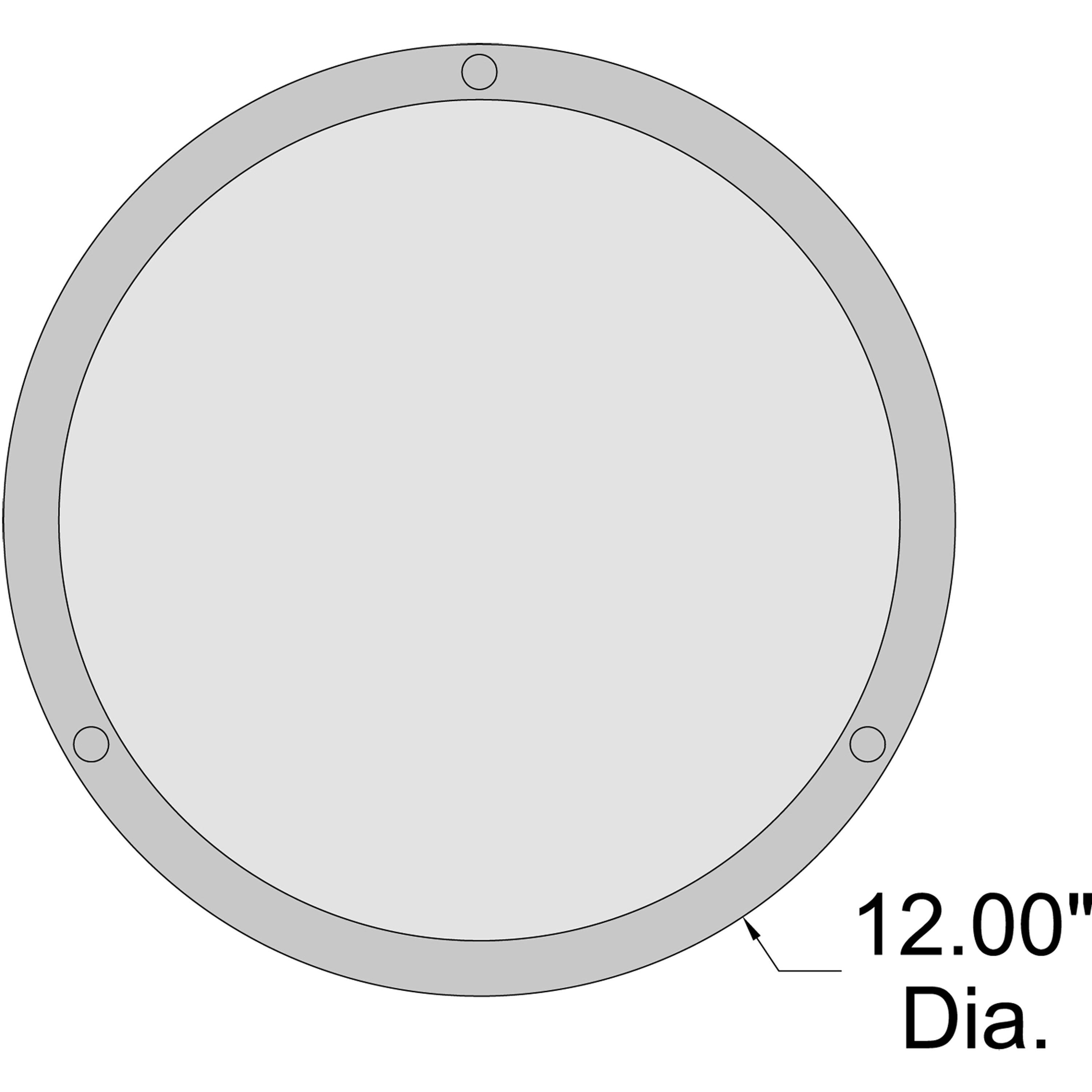 Access Lighting Solero II 1 - Light Flush Mount in  Chrome