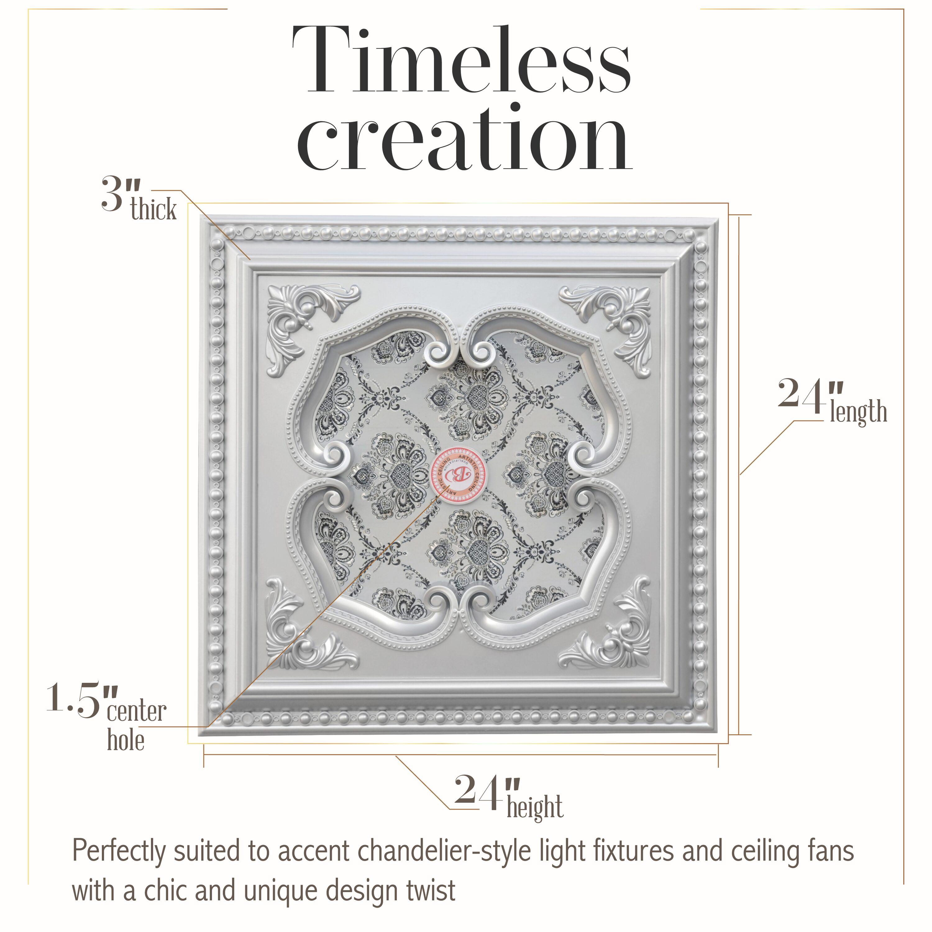 Four Leaf Clover Ceiling Medallion