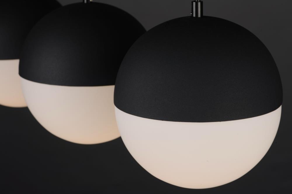 Hastings 3 Light Glass Dimmable Pendant