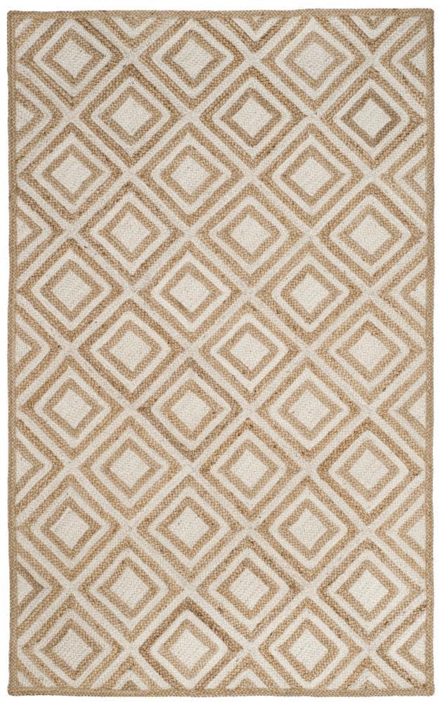 Cape Cod CAP304 Hand Woven Area Rug - Natural/Ivory - 5'x8' - Safavieh.