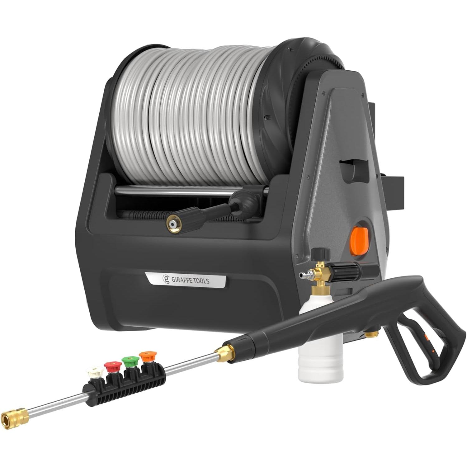 Giraffe Tools Grandfalls G30 2400-PSI 1.1-GPM Cold Water Electric Pressure washer with 4 Spray Tips