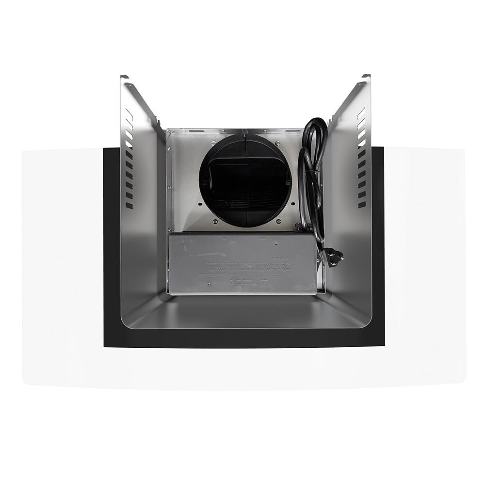 Streamline Largo 36" 220 Cubic Feet Per Minute Ductless Wall Mount Range Hood with Baffle Filter and Light Included