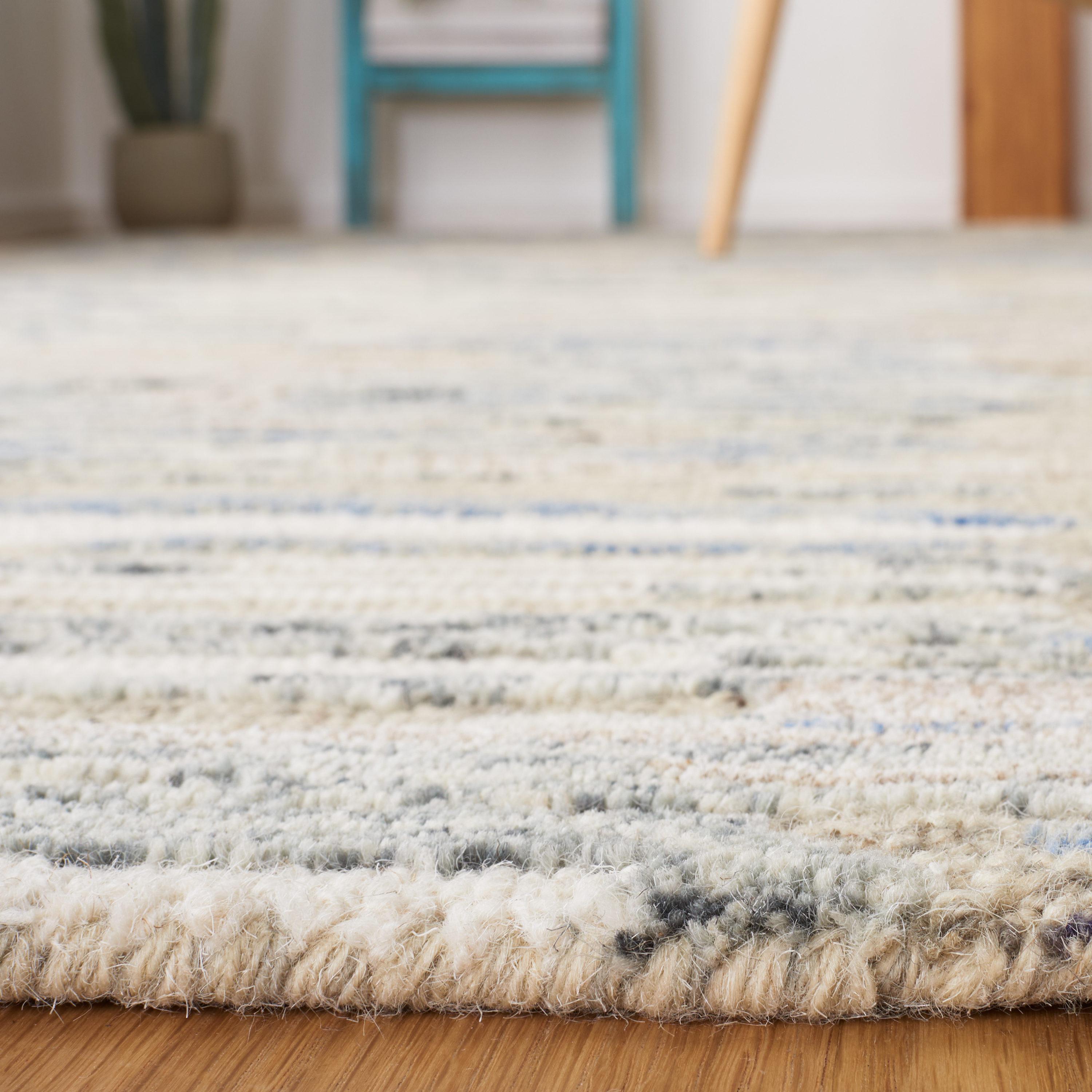 Metro MET902 Hand Tufted Indoor Area Rug - Ivory/Natural - 5'x8' - Safavieh
