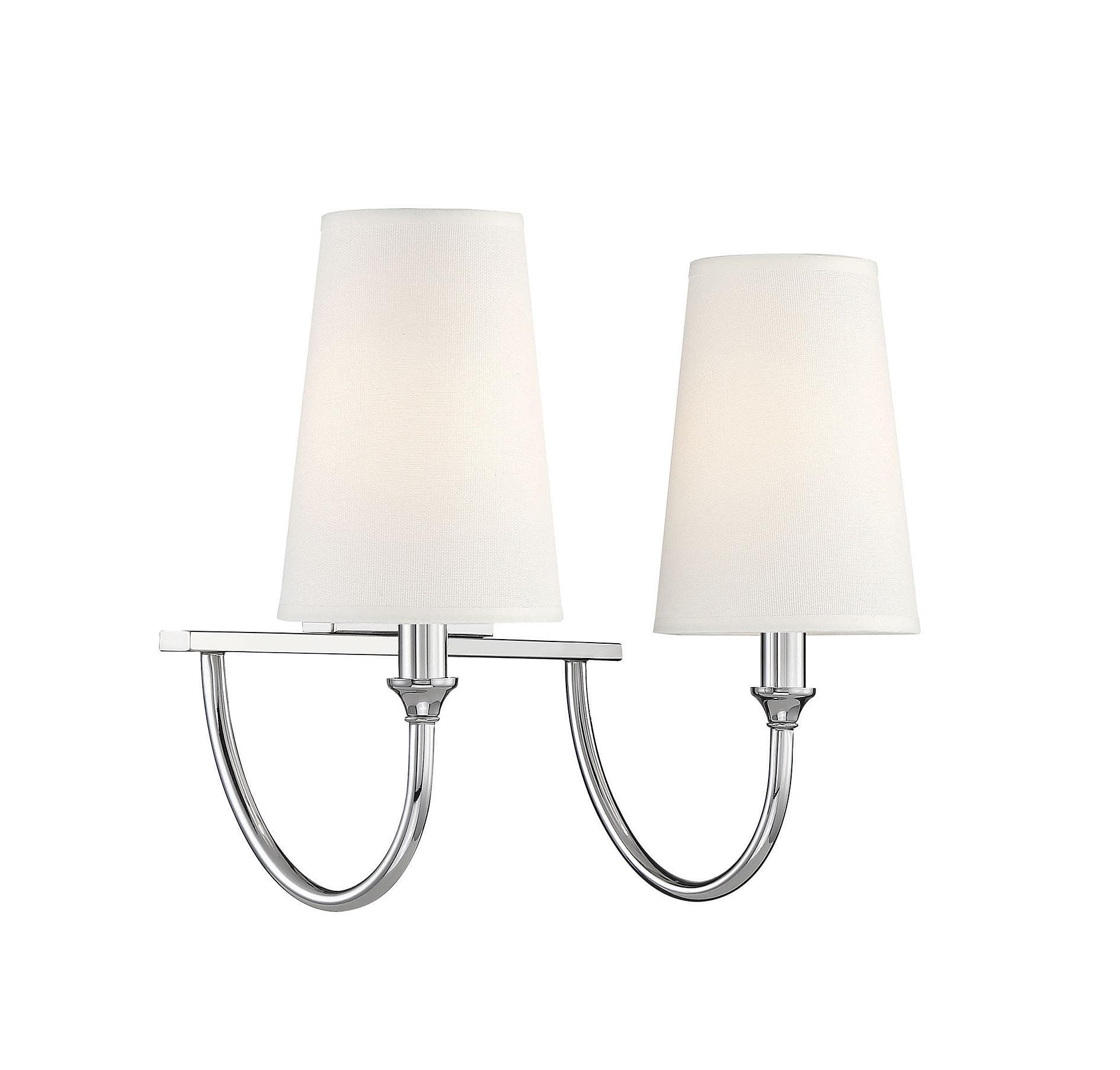 Savoy House Cameron 2 - Light Vanity in  Polished Nickel