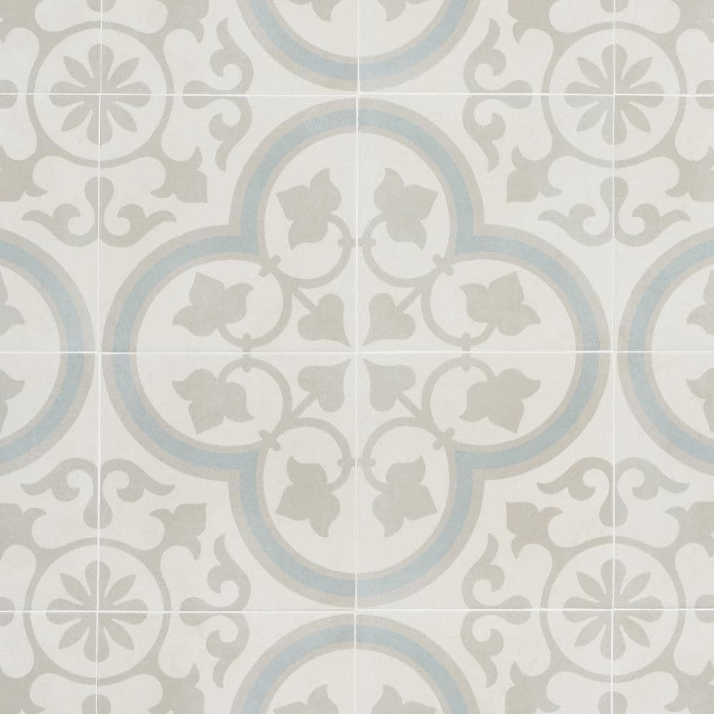 Plumeria 9" x 9" Porcelain Field Tile (10.65 sq. ft./ Case)
