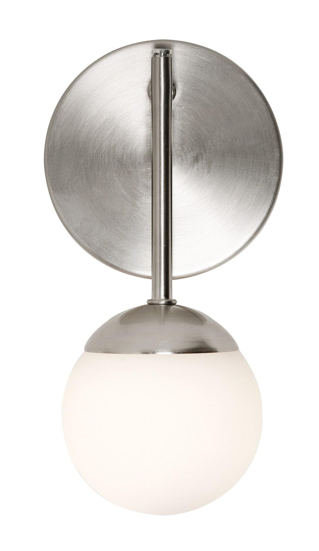 Afx Pearl1LightLEDSconce,SatinNickel,4in PRLS0409L30D1SN