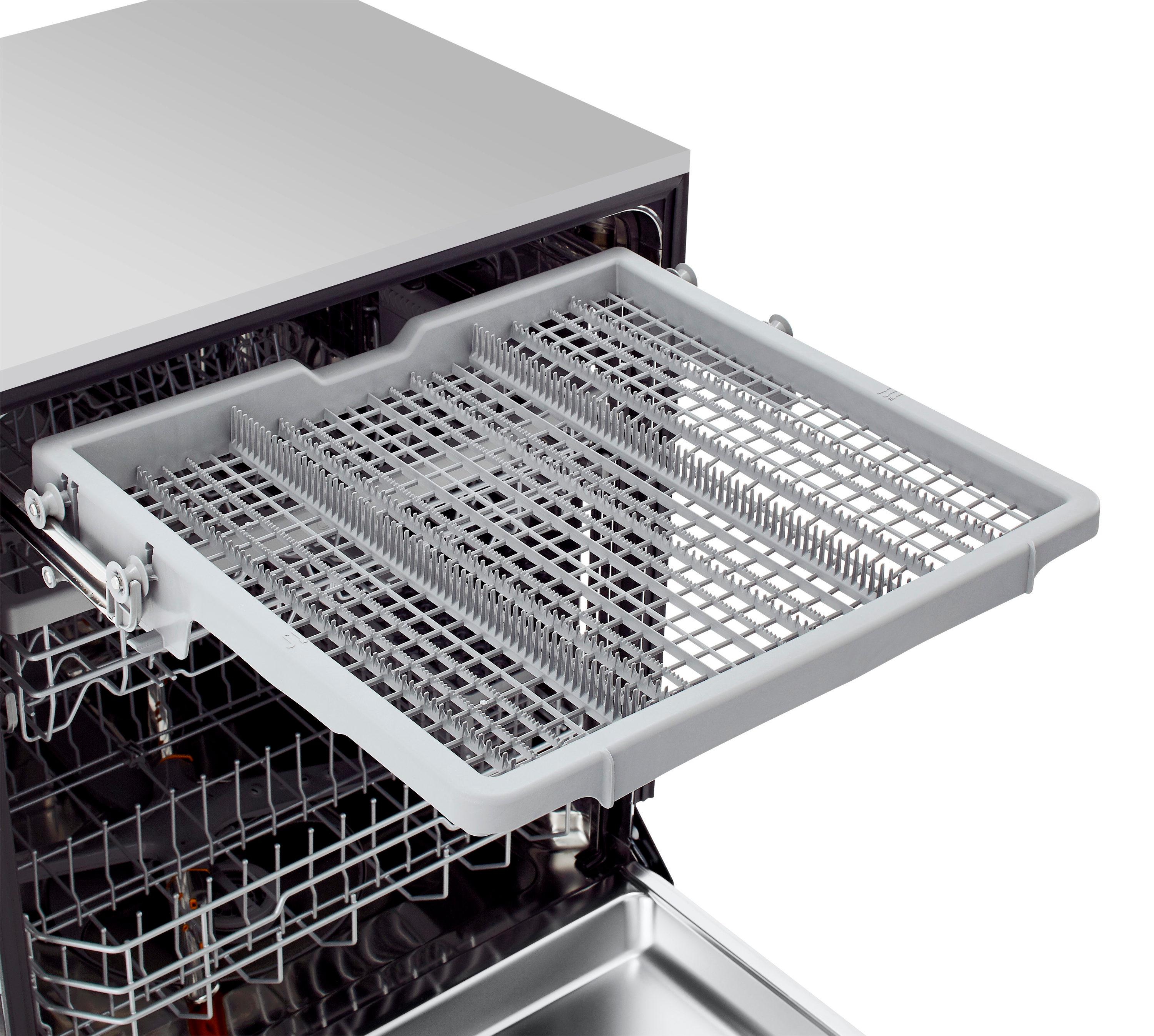 LG LG 24 in. PrintProof Stainless Steel Front Control Dishwasher with QuadWash, 3rd Rack & Dynamic Dry, 48 dBA LDFN4542S