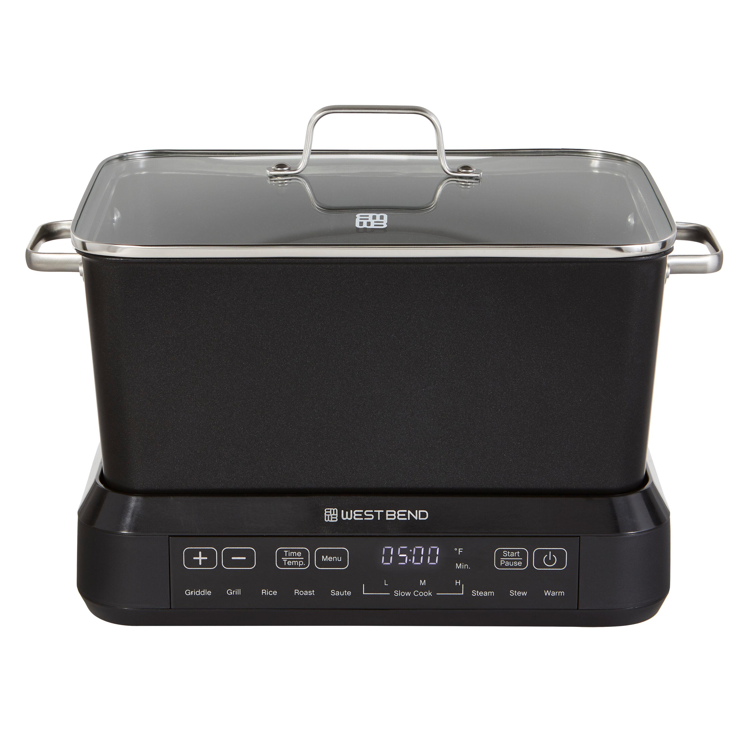 West Bend West Bend Versatility Cooker Plus, 6 Qt., In Black