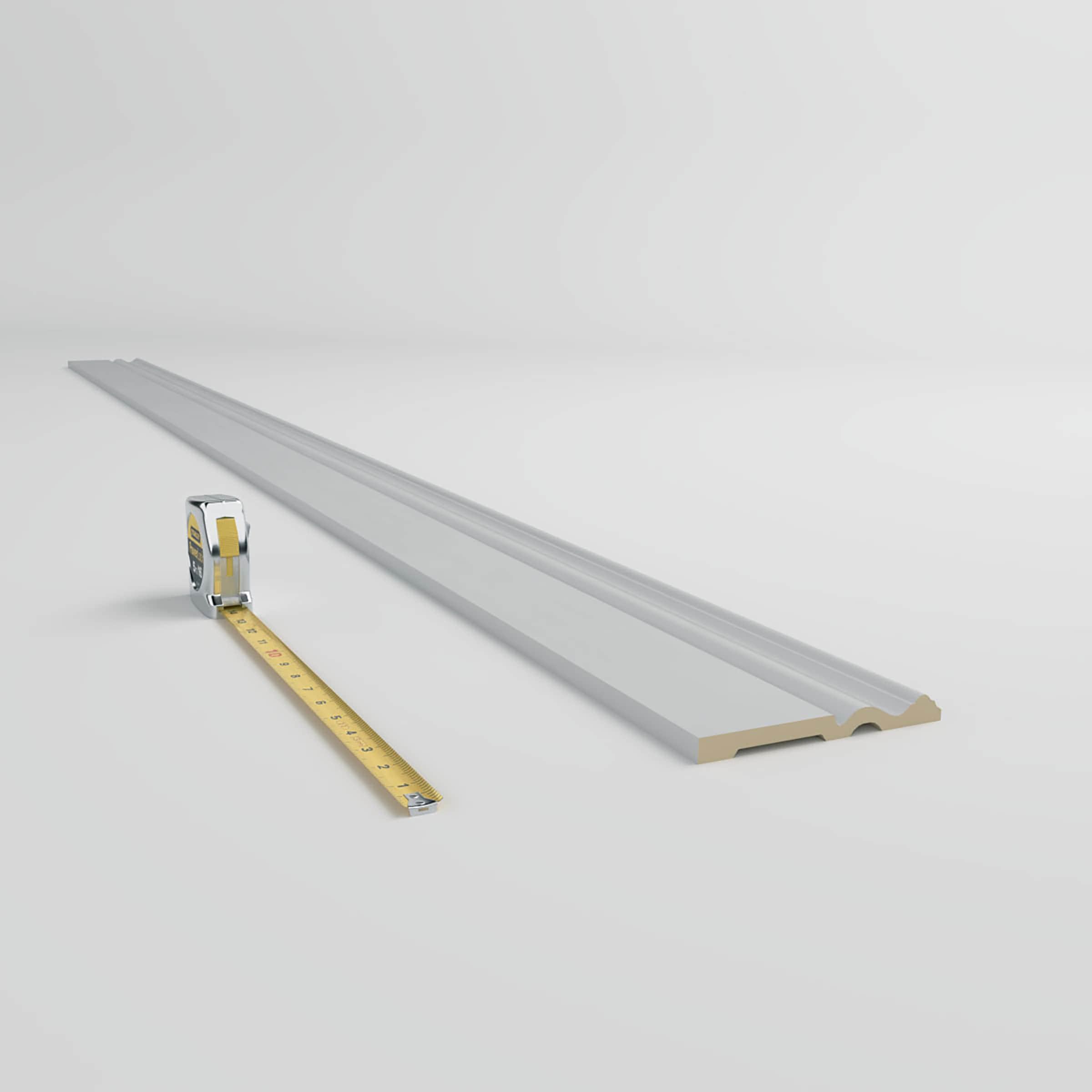 Ekena Millwork 5 7/8"H x 5/8"P x 94 1/2"L Bradford Baseboard Moulding