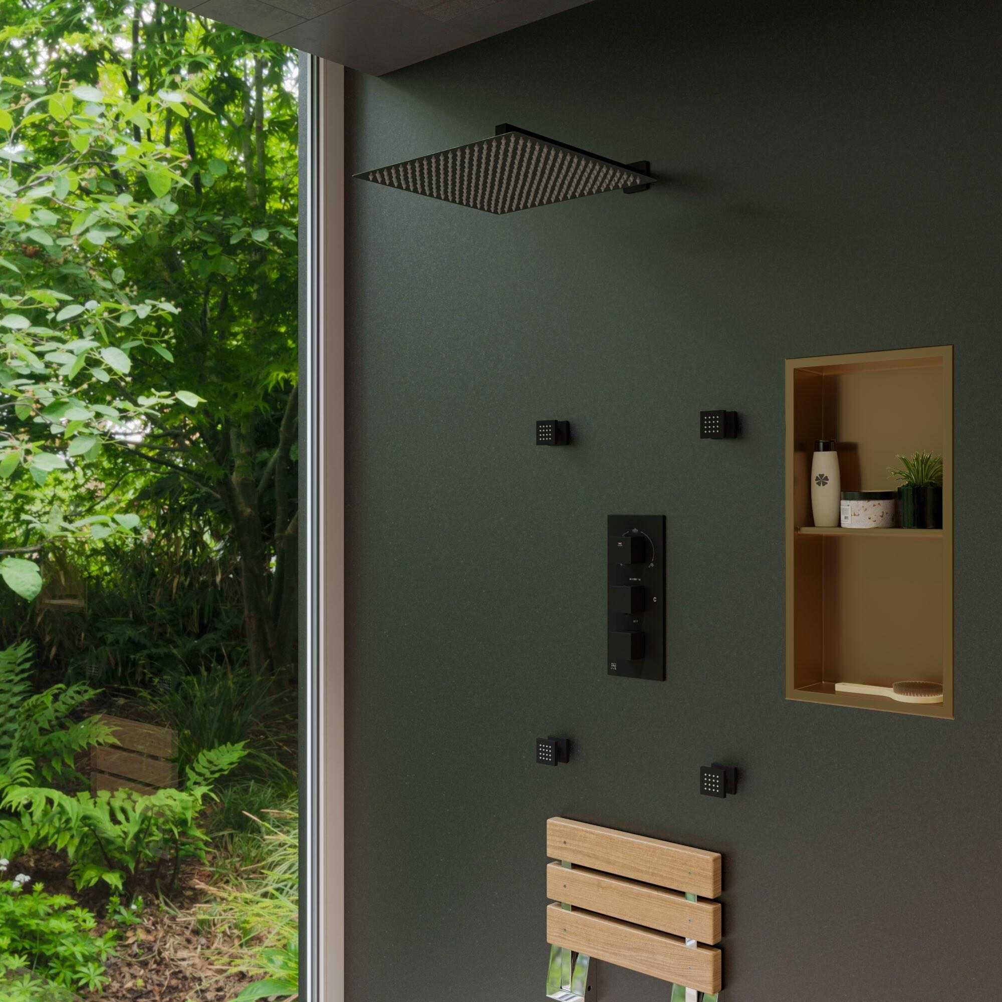 Alfi Brand Stainless Steel Shower Niche ABNP1224-BG