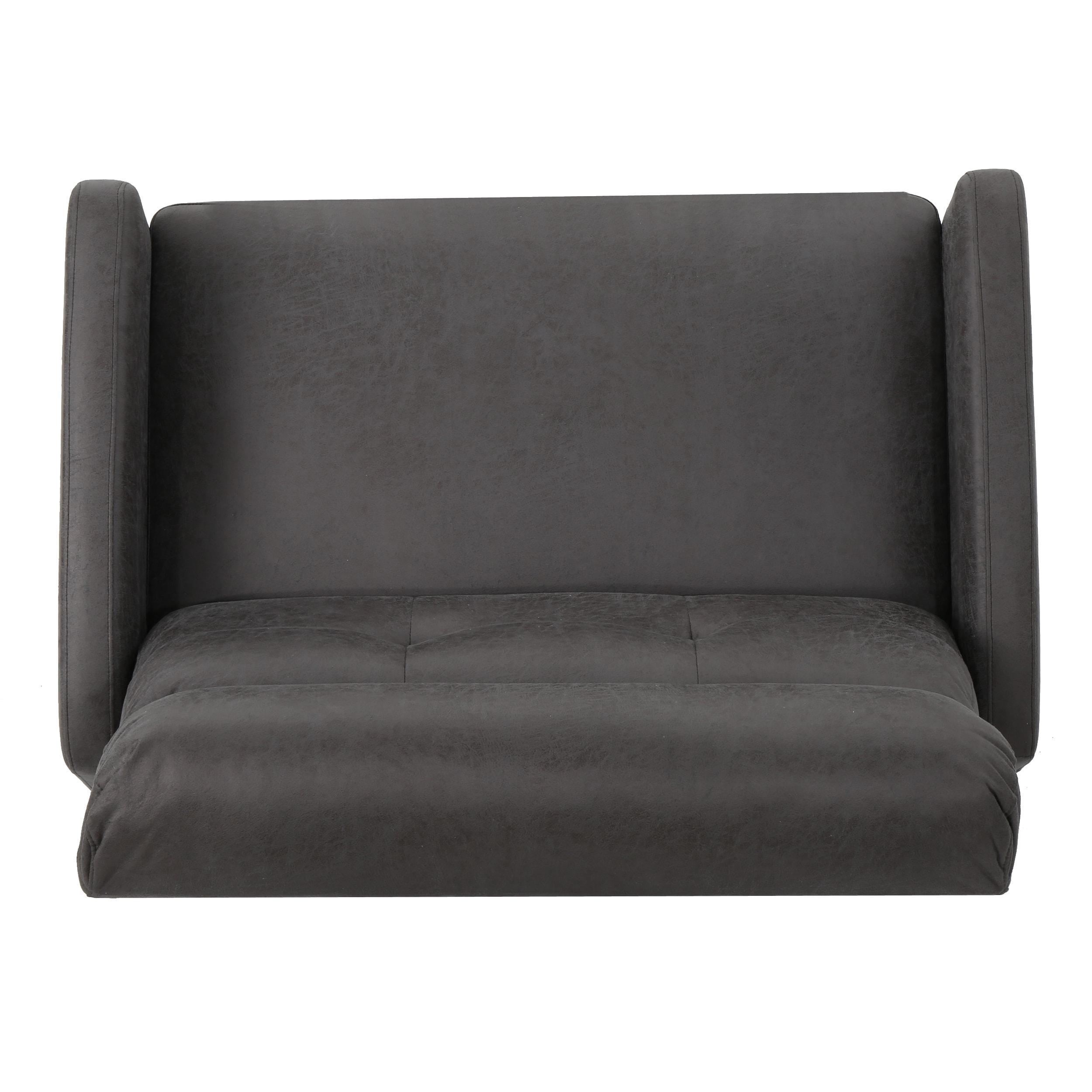 Halima 2-Seater Recliner - Slate - Christopher Knight Home: Upholstered Polyester, Hardwood Frame, 500lb Capacity