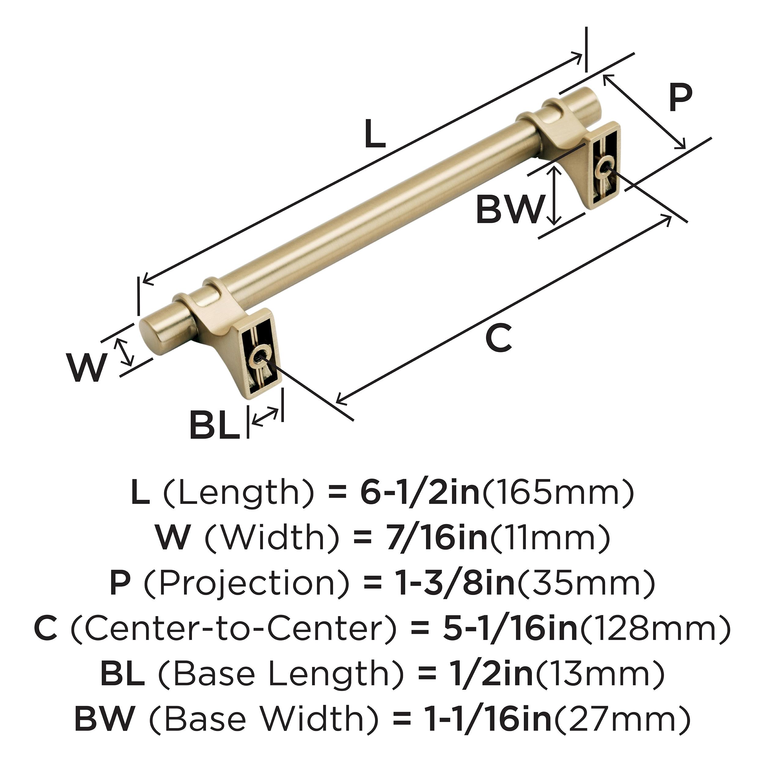 Davenport 5 1/16" Center to Center Bar Pull