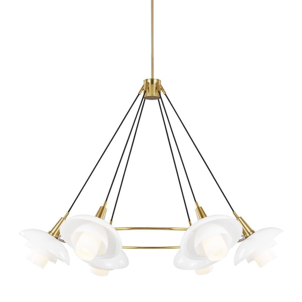 Rossie 6 - Light Dimmable Sputnik Sphere Chandelier