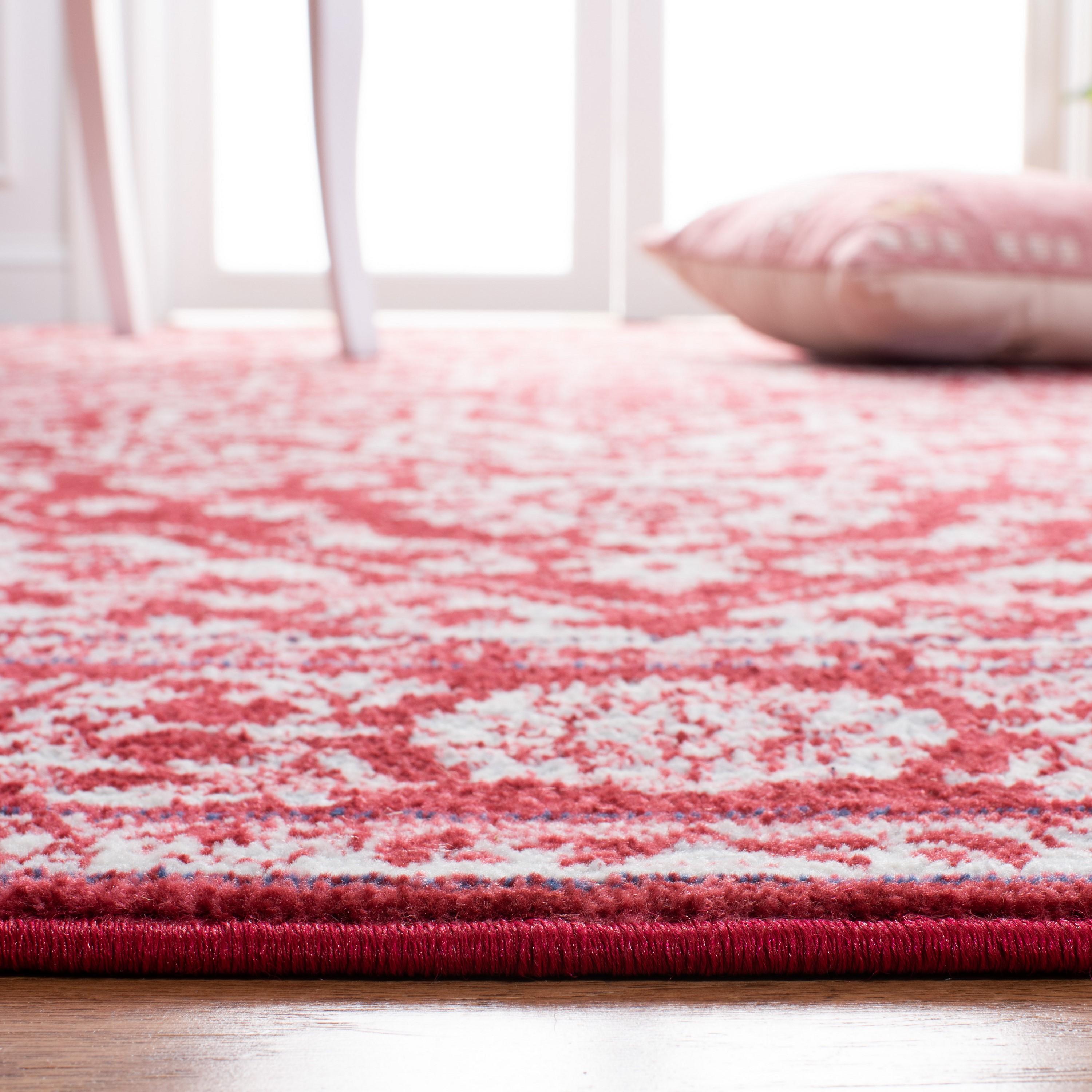 Brentwood BNT832 Power Loomed Indoor Accent Rug - Red/Ivory - 3'x5' - Safavieh