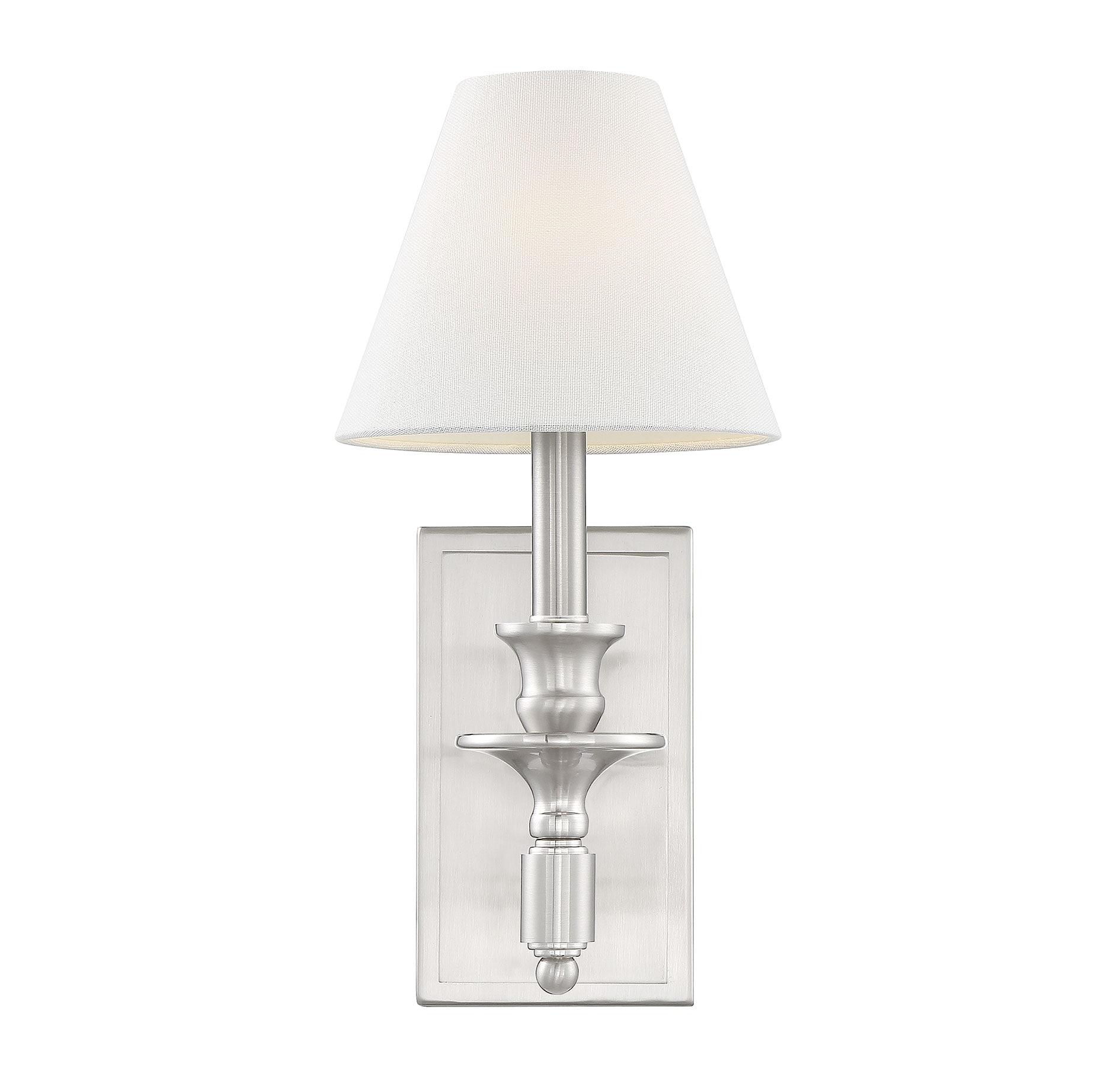 Savoy House Washburn 1 - Light Wall Light in  Satin Nickel