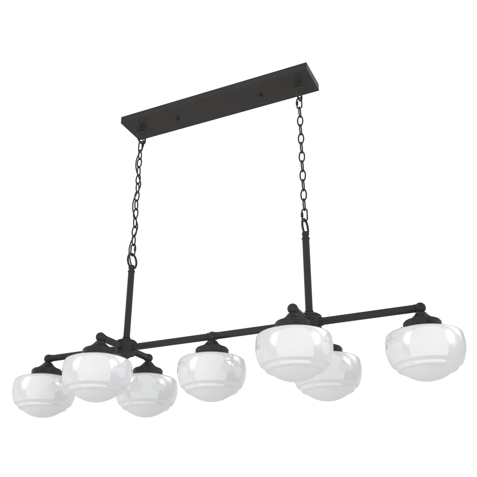 Hunter Saddle Creek 7 Light Linear Chandelier Ceiling Light Fixture