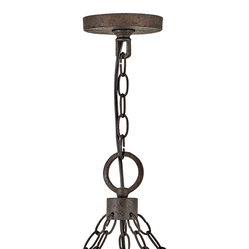 Sawyer 15-Light Single Tier Outdoor Rustic Chandelier