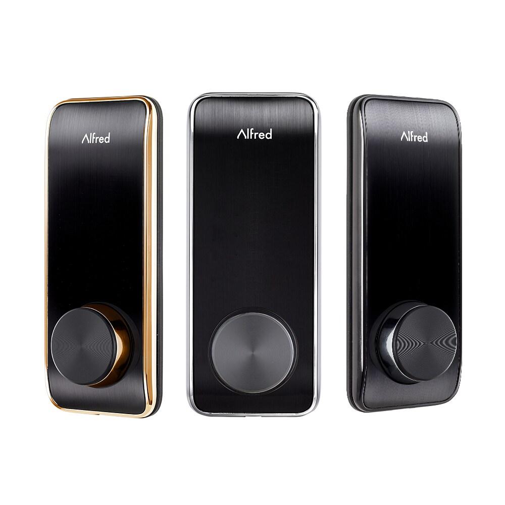 Black Electronic Smart Deadbolt with Touchscreen Keypad