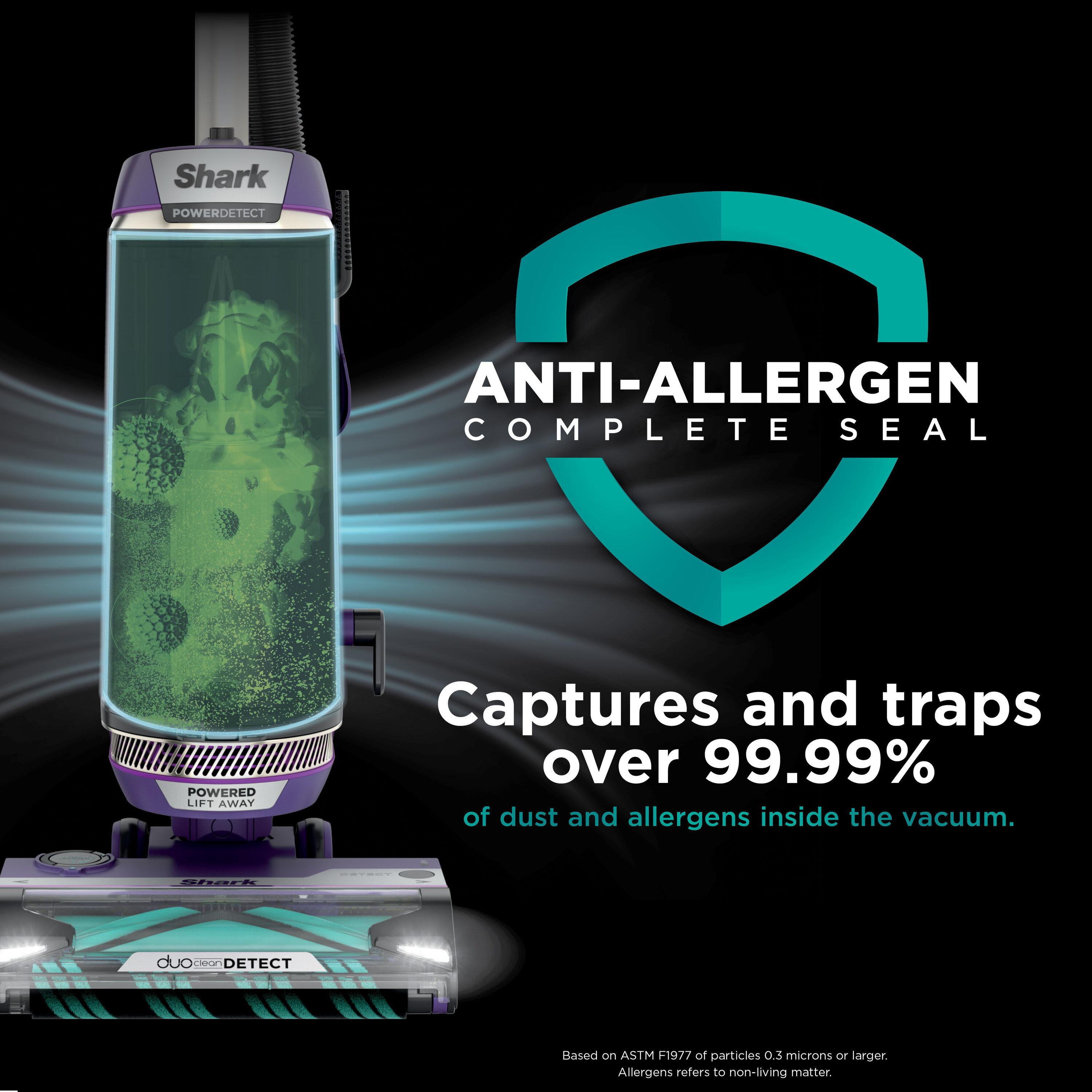Shark ® POWERDETECT Upright Vacuum with DuoClean Detect Technology