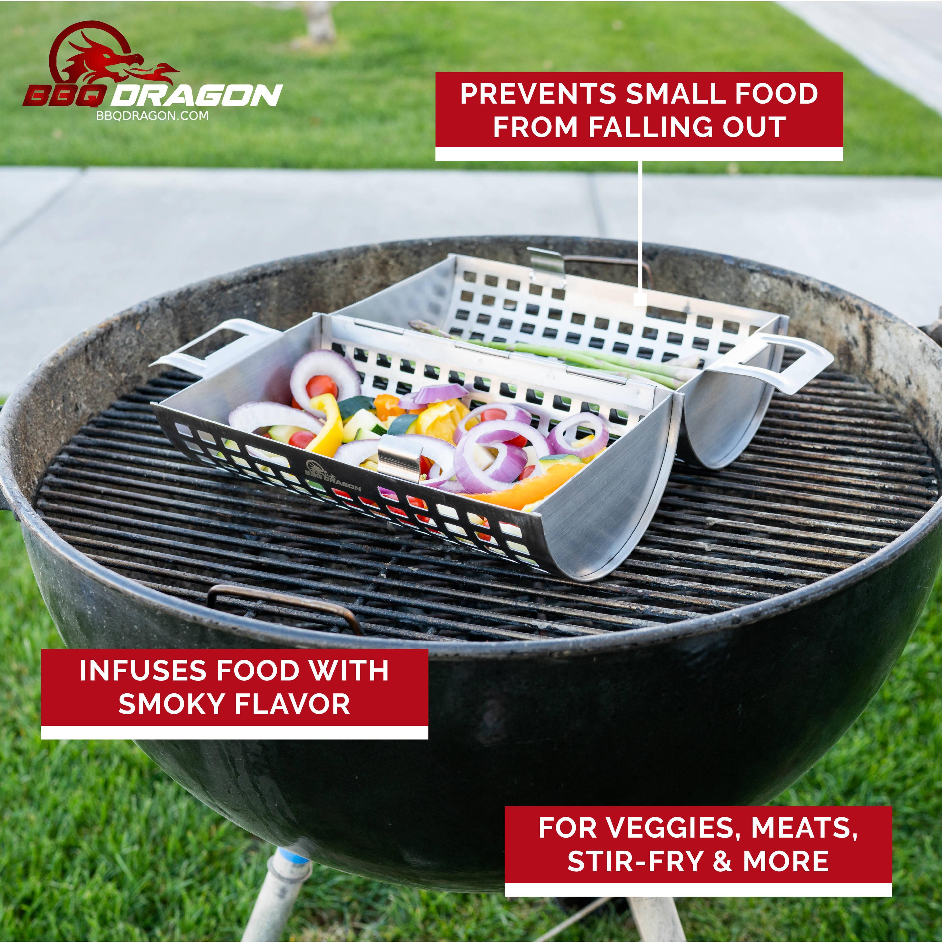 BBQ Dragon Metal Grill Basket