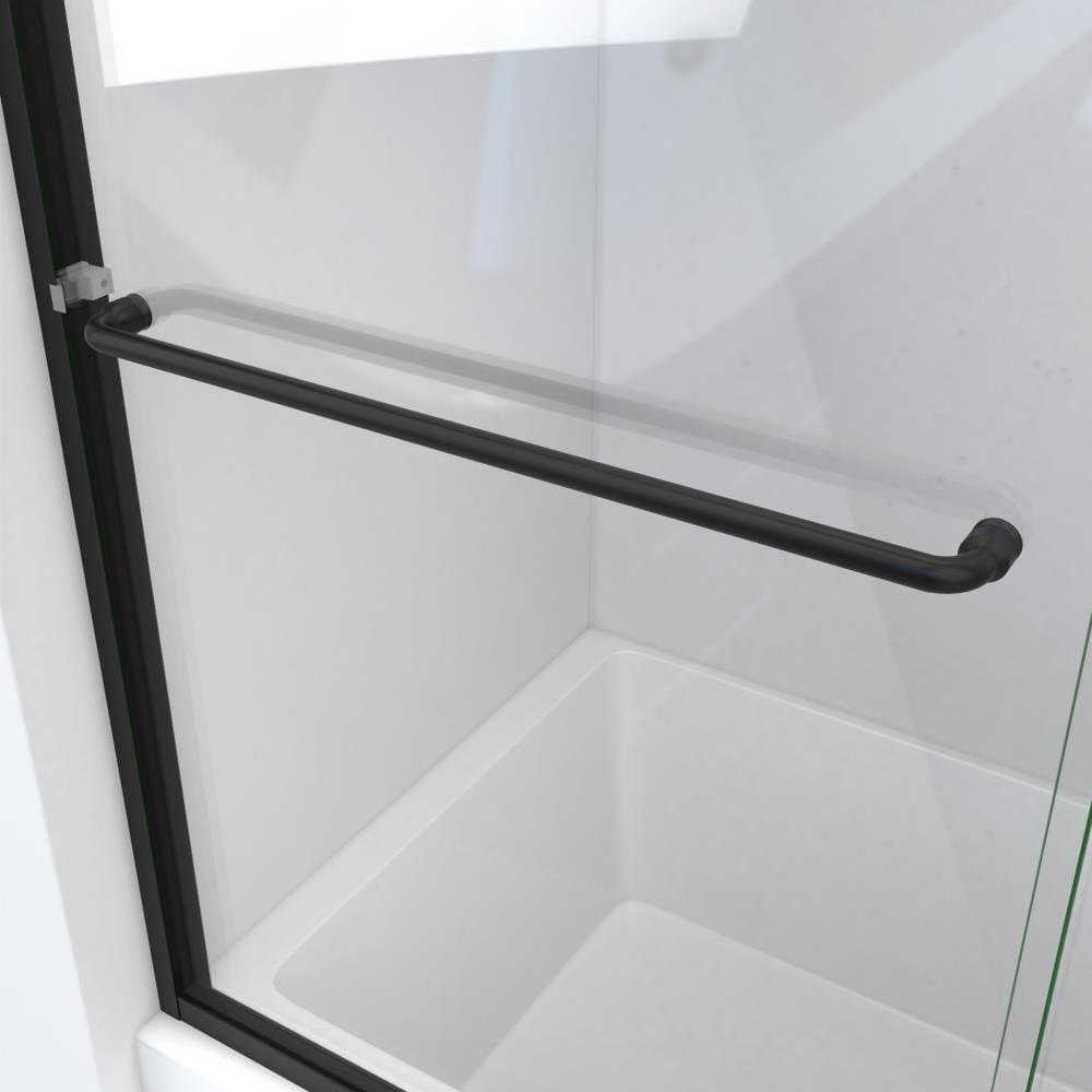 Leter 56" W x 57" H Bypass Semi-Frameless Tub Door