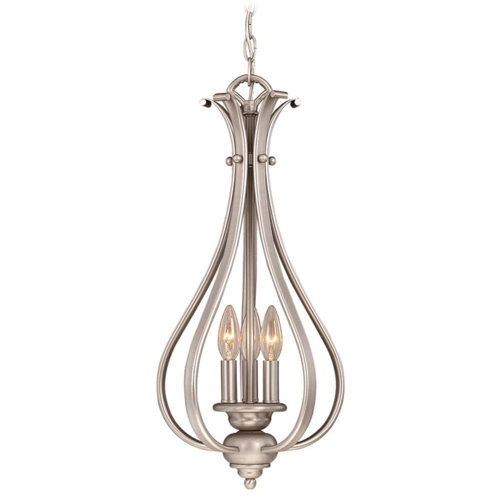 Vaxcel Monrovia 3 - Light Pendant in  Brushed Nickel