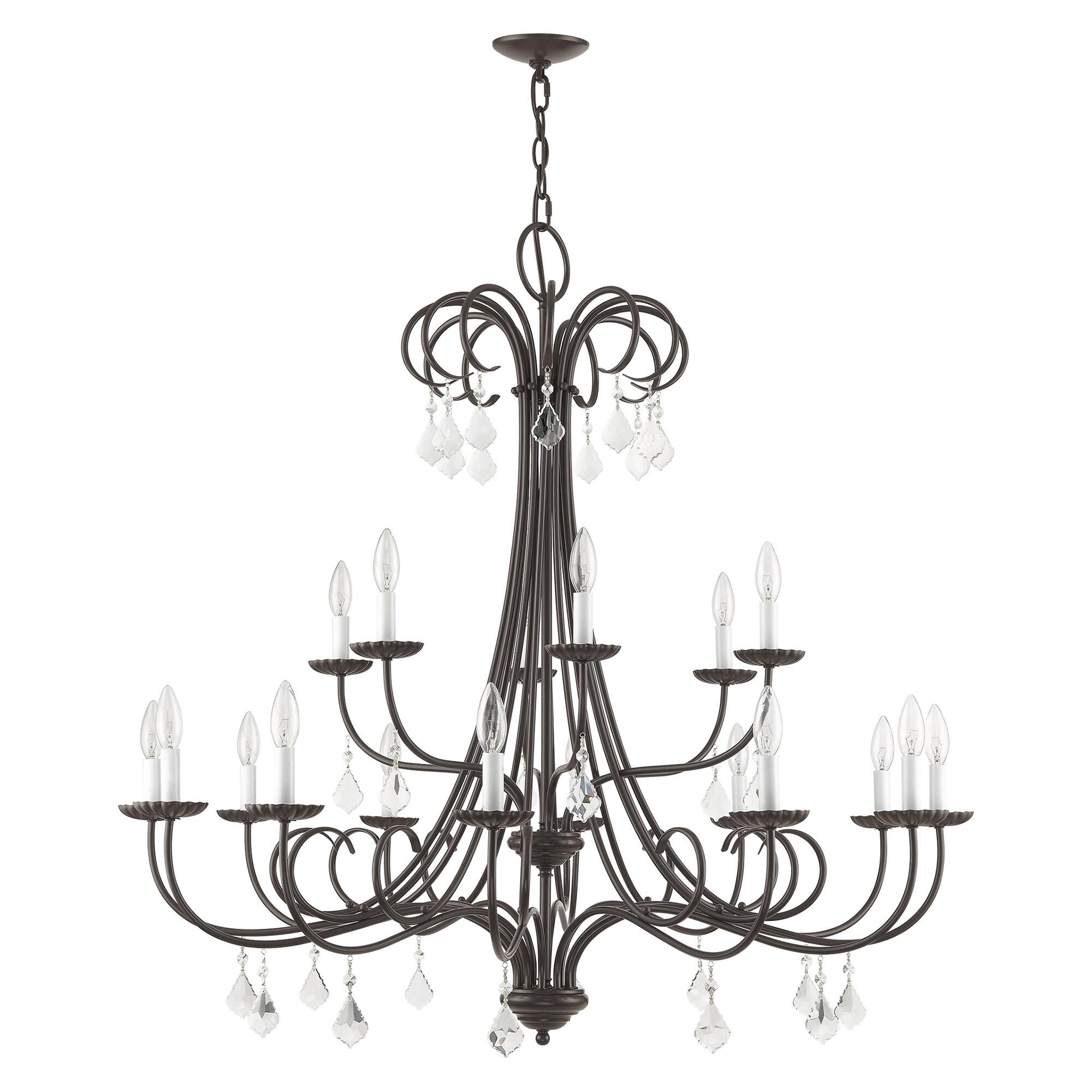 Livex Lighting Daphne 18 - Light Chandelier in  English Bronze