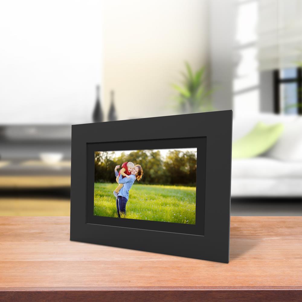 Simplysmart Home Friends And Family 8” Wi-Fi Smart Digital Picture Frame, Send Pictures From Phone To Frame, Hd 1080P Touchscreen, 8Gb Internal Memory